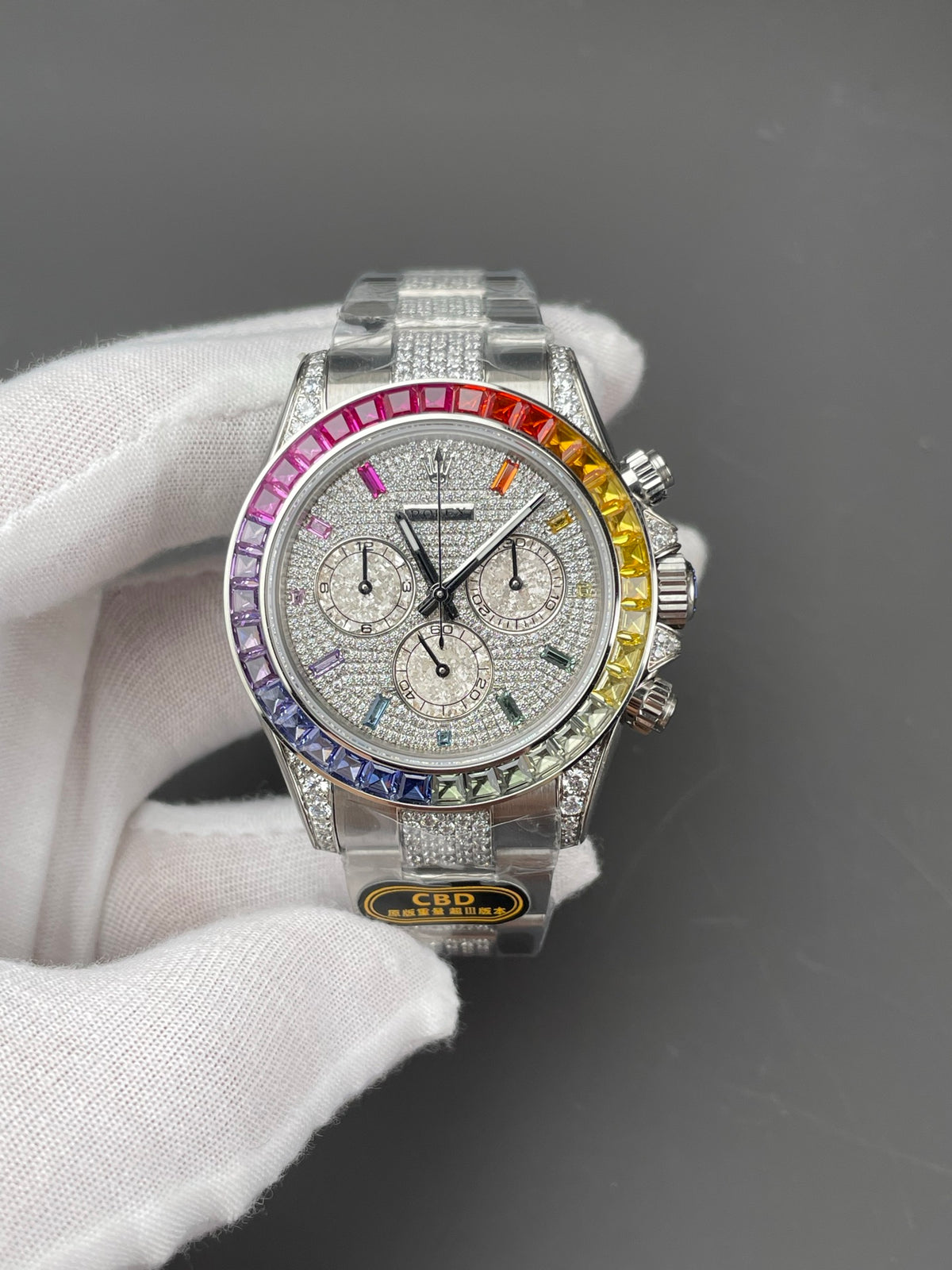 CBD厂 彩虹迪通拿 满天星铂金眼/40mm/上海4130/配重161G