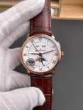 APS Blancpain 6654 Rose Gold/40mm/Week Calendar Phase Calendar Display