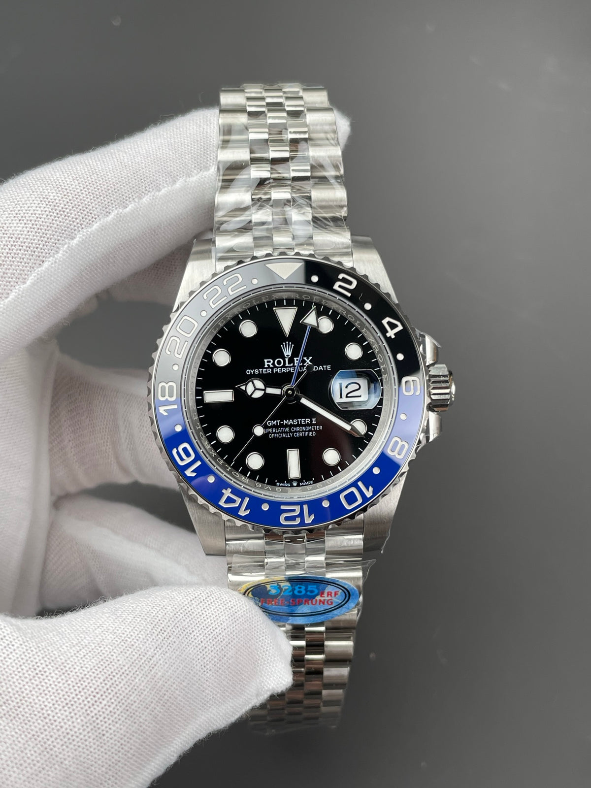 ERF 国米圈GMT 蝙蝠侠格林尼治/40mm/无卡度3285机+配重砝码