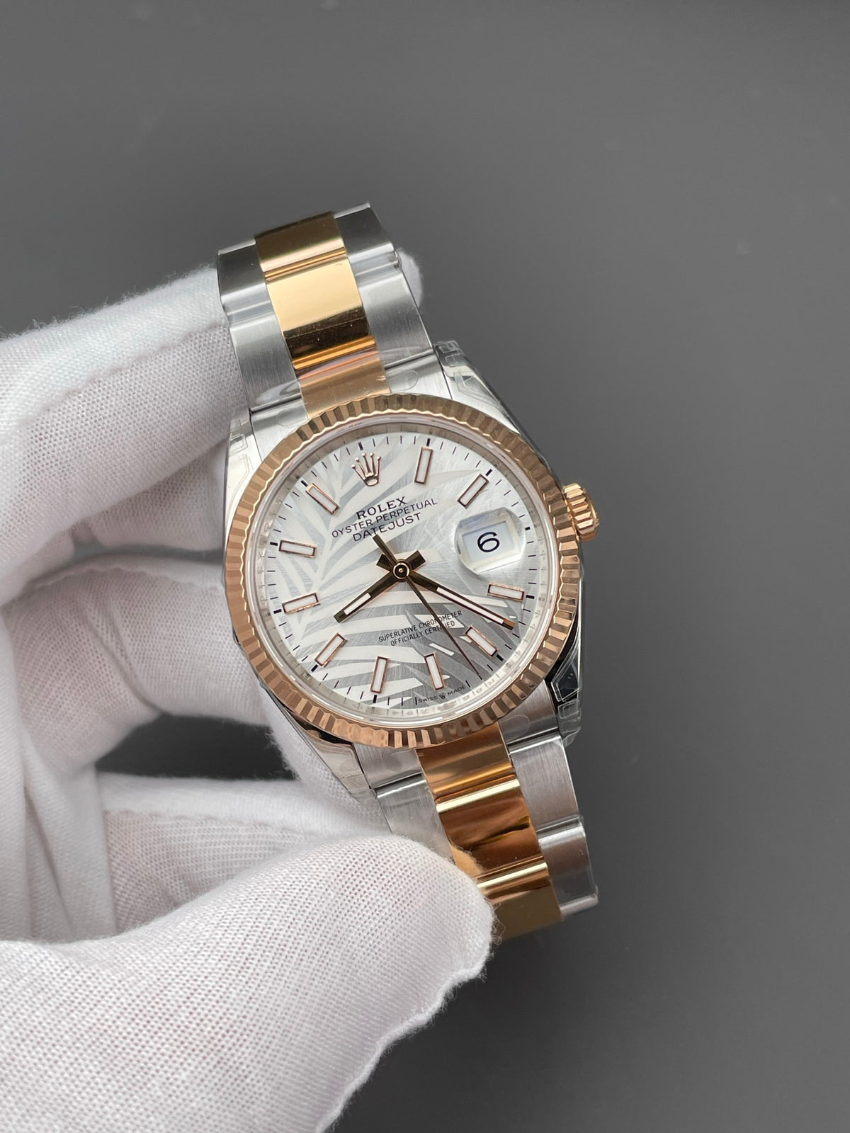 VS 间玫金日志 树叶日志/36mm/3235机