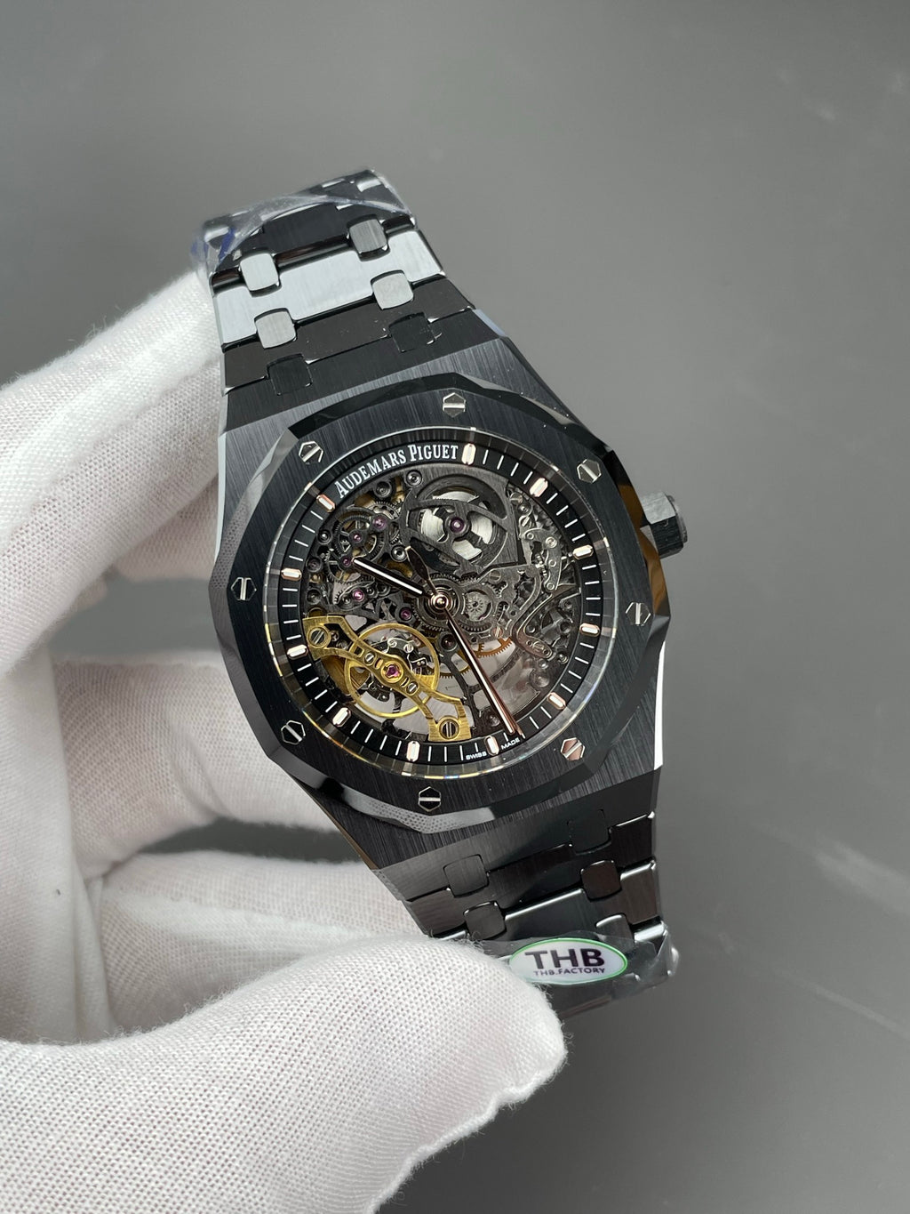 THB 皇家橡树15416 黑陶瓷镂空/41mm/3132机