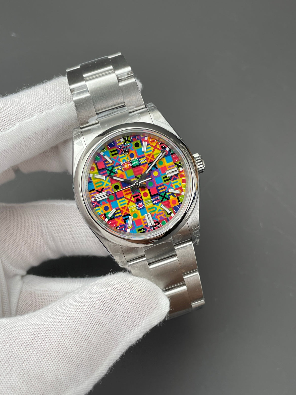 VS 蚝式恒动 彩色纪念花纹/36mm/3230机