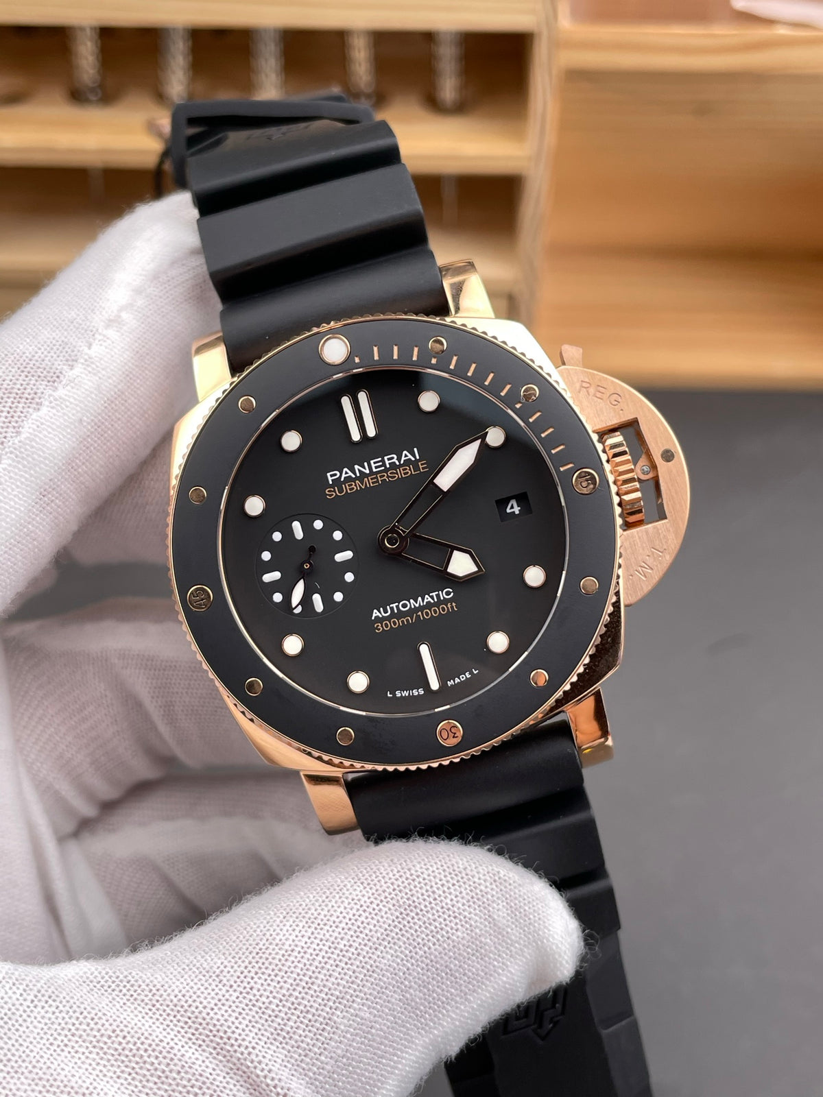 VS 沛纳海PAM2164 玫瑰金/42mm/机