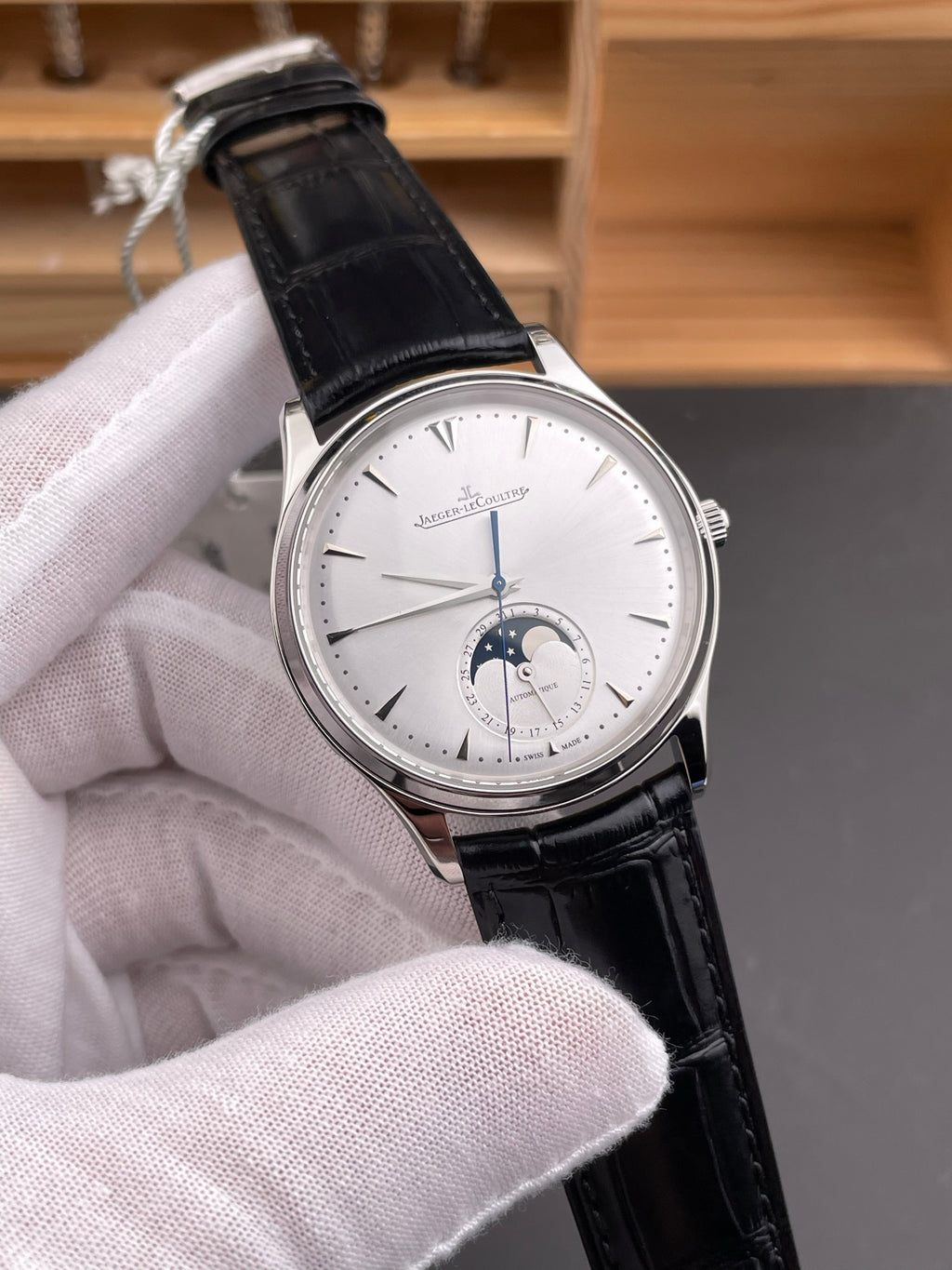 ZF 积家月相大师 银盘V2版/39mm/925机/双表带