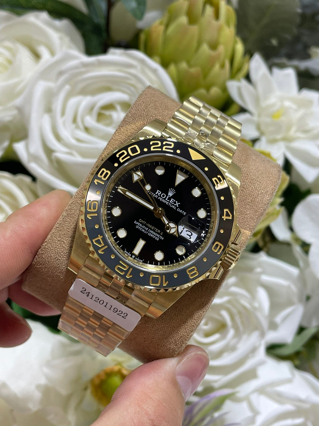 定制18K包金版 沙仕皮蛋圈 40mm表径3186机芯 18K包黄金