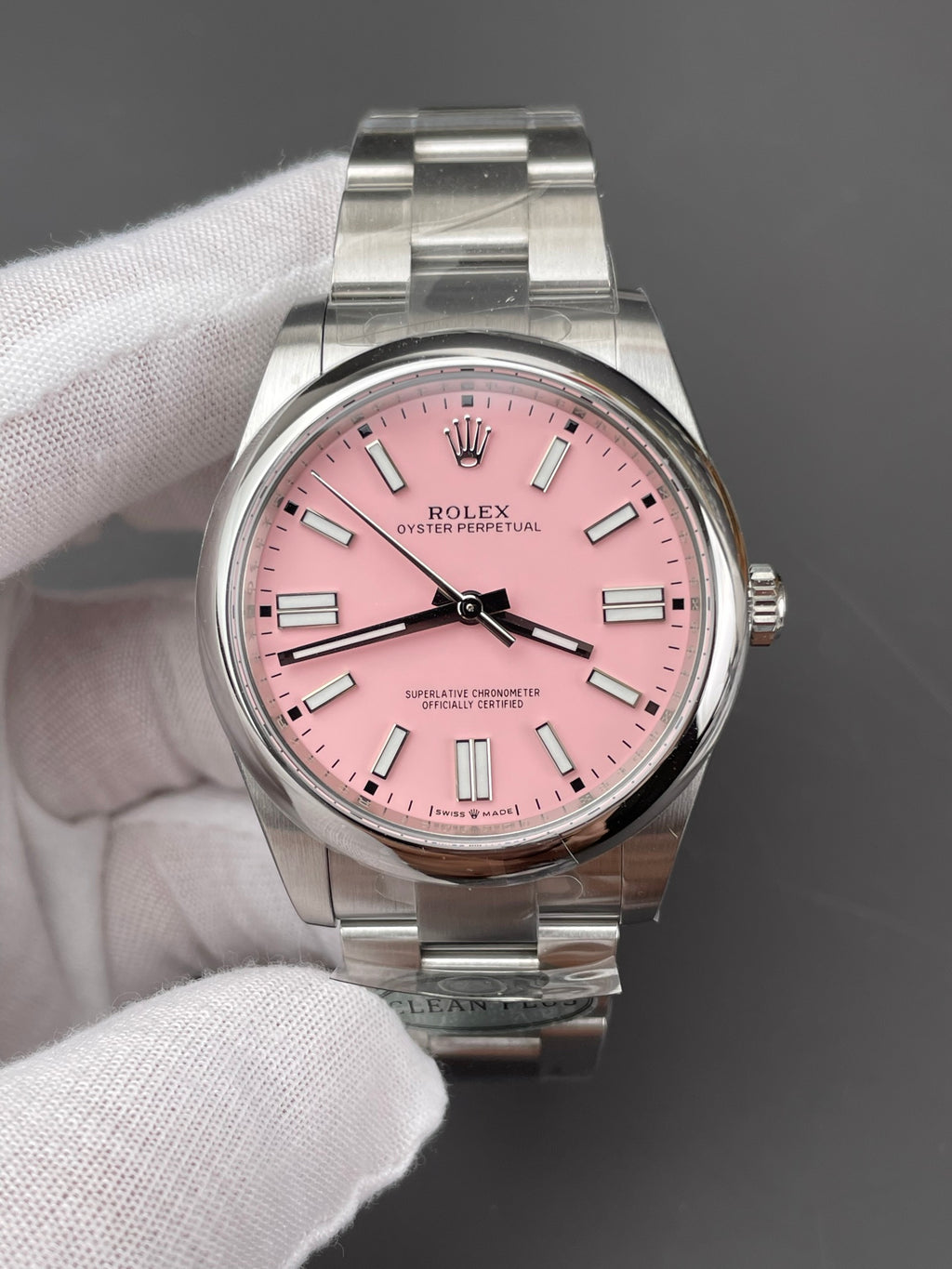 CP 粉恒动 蚝式恒动日志/41mm/3230机