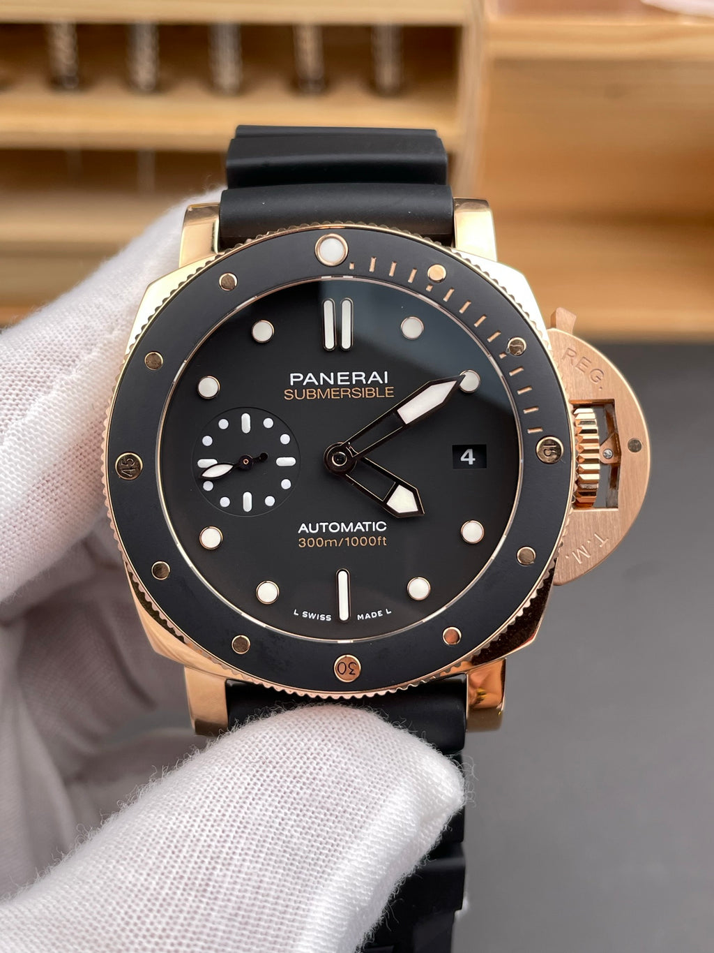 VS 沛纳海PAM2164 玫瑰金/42mm/机