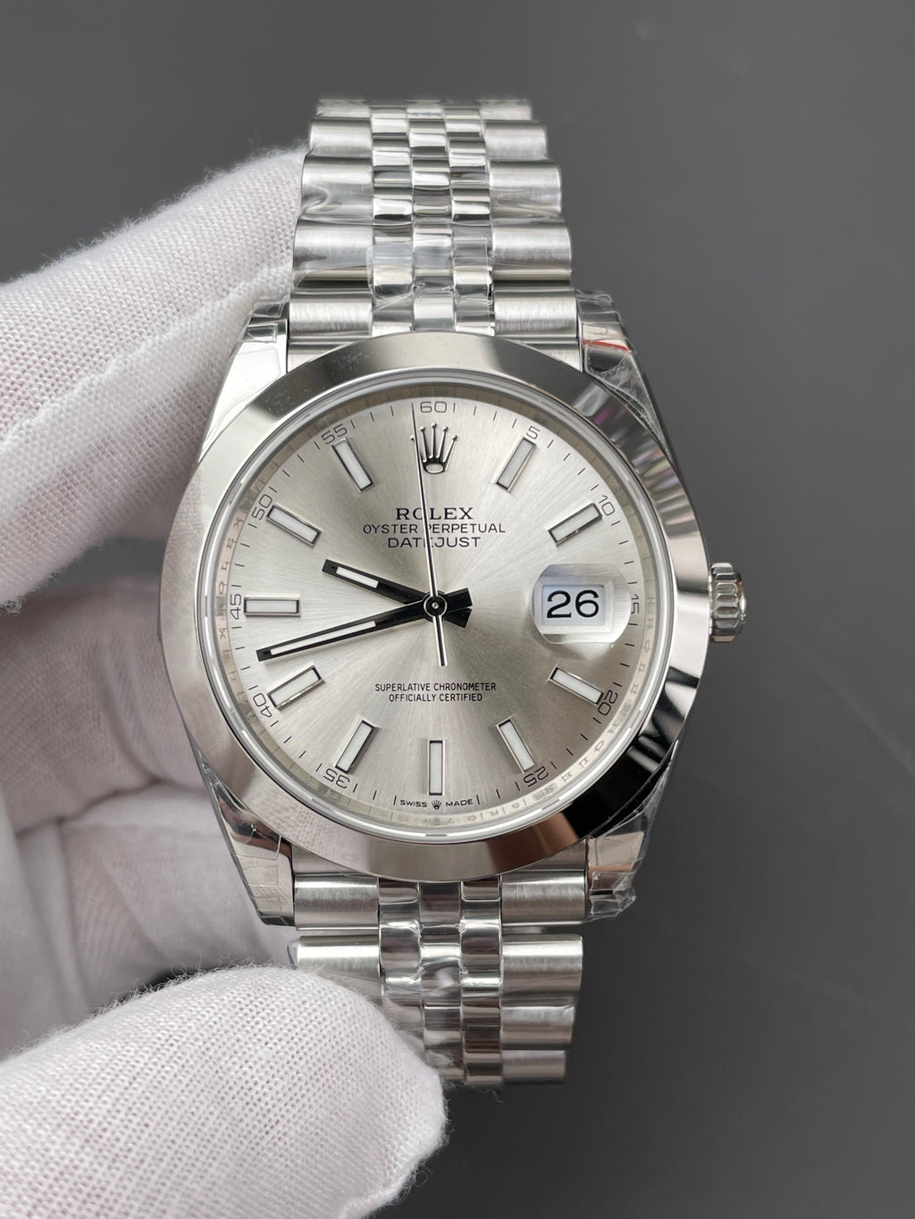 VS 银日志 光圈银盘日志/41mm/3235机