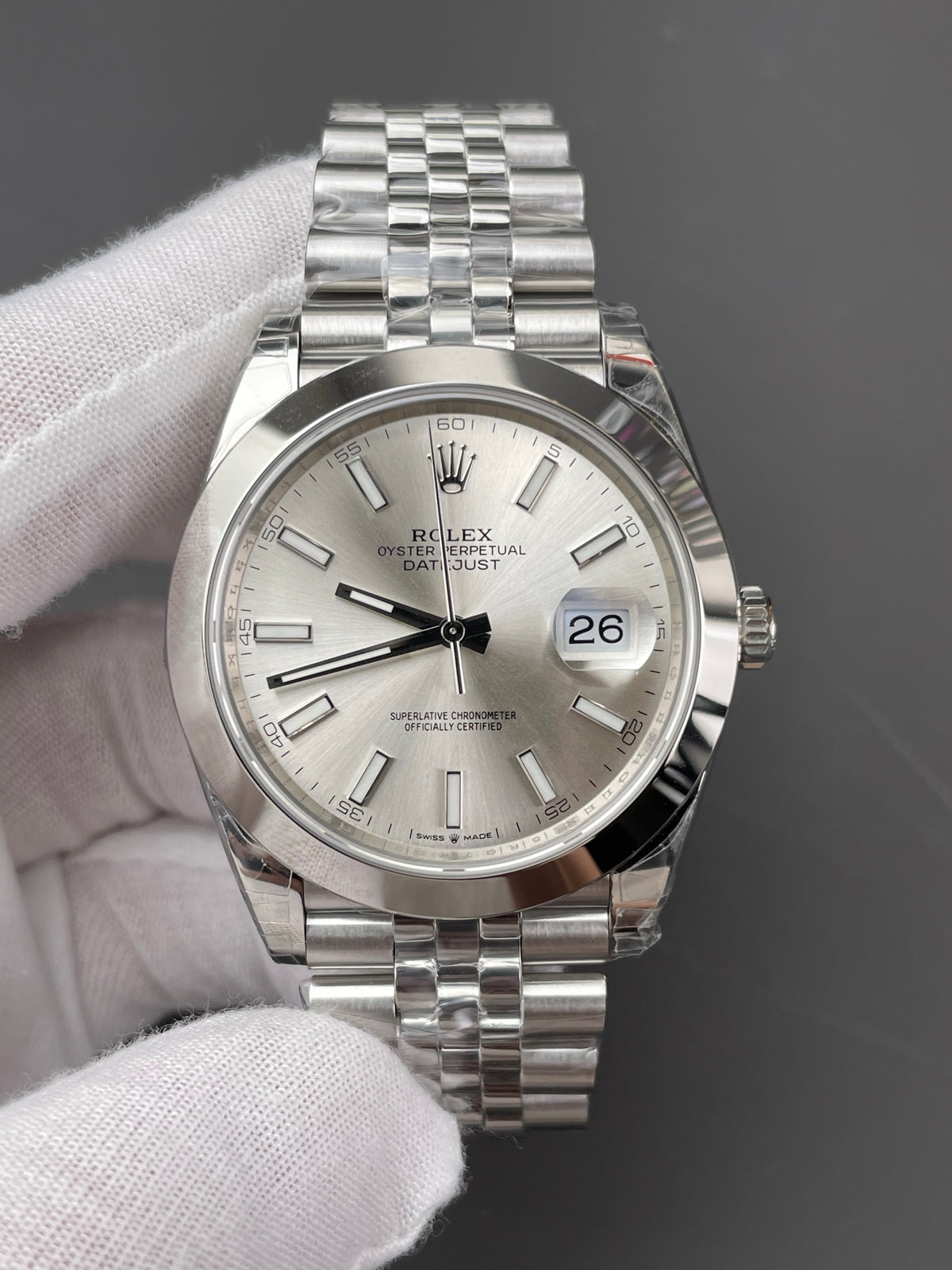 VS 银日志 光圈银盘日志/41mm/3235机
