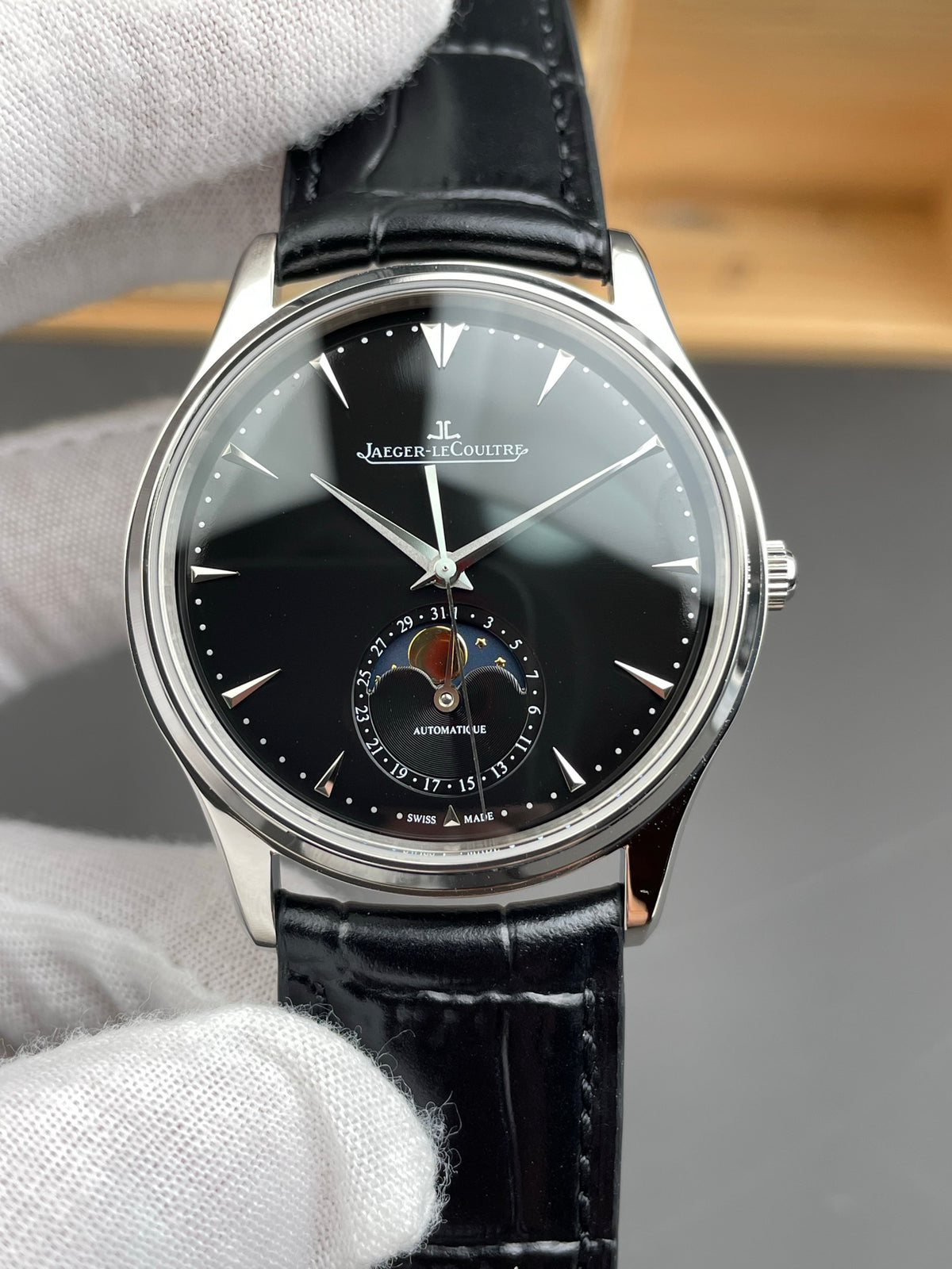 AZ 积家月相大师 黑盘/39mm/925机
