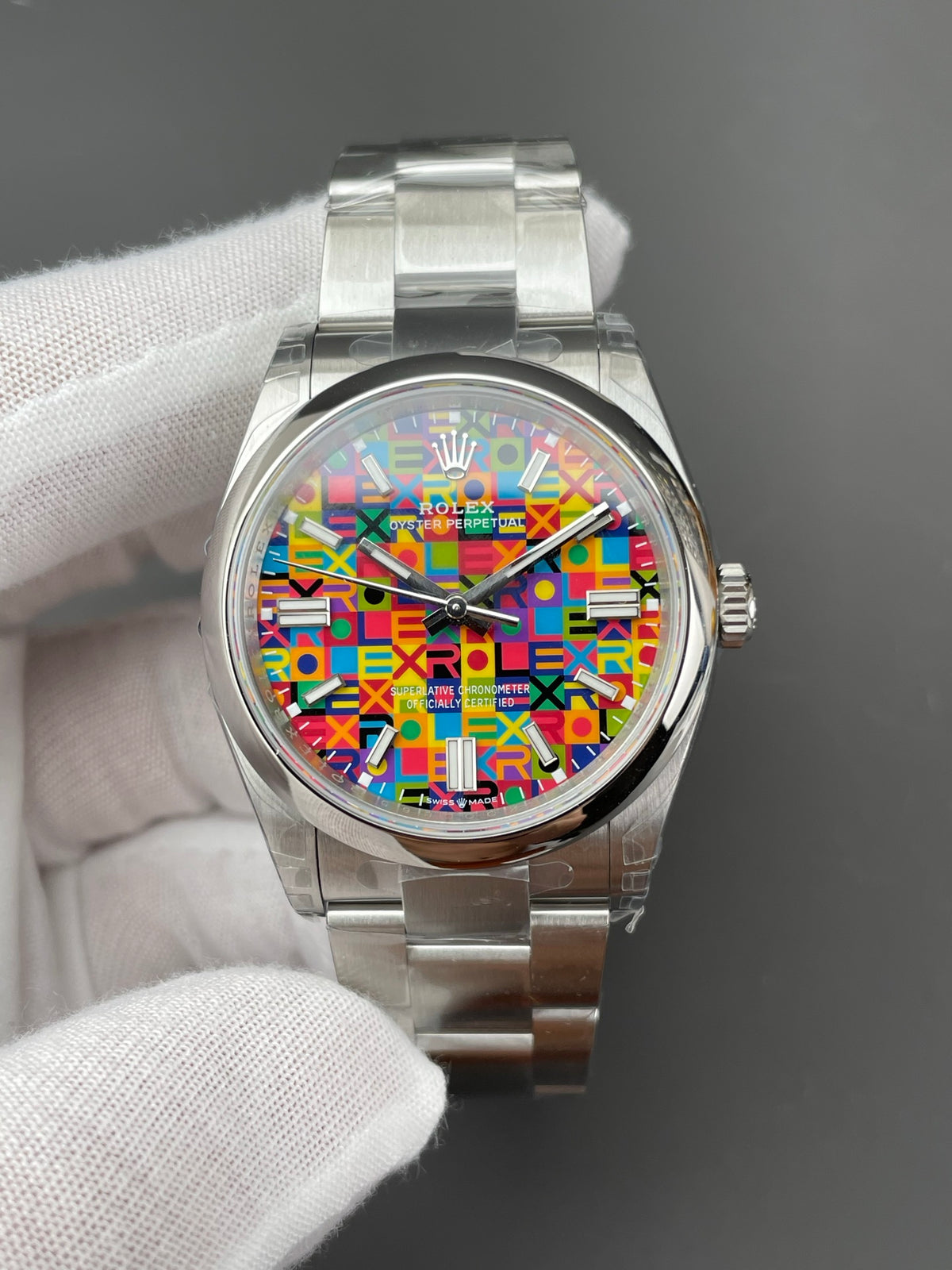 VS 蚝式恒动 彩色纪念花纹/36mm/3230机