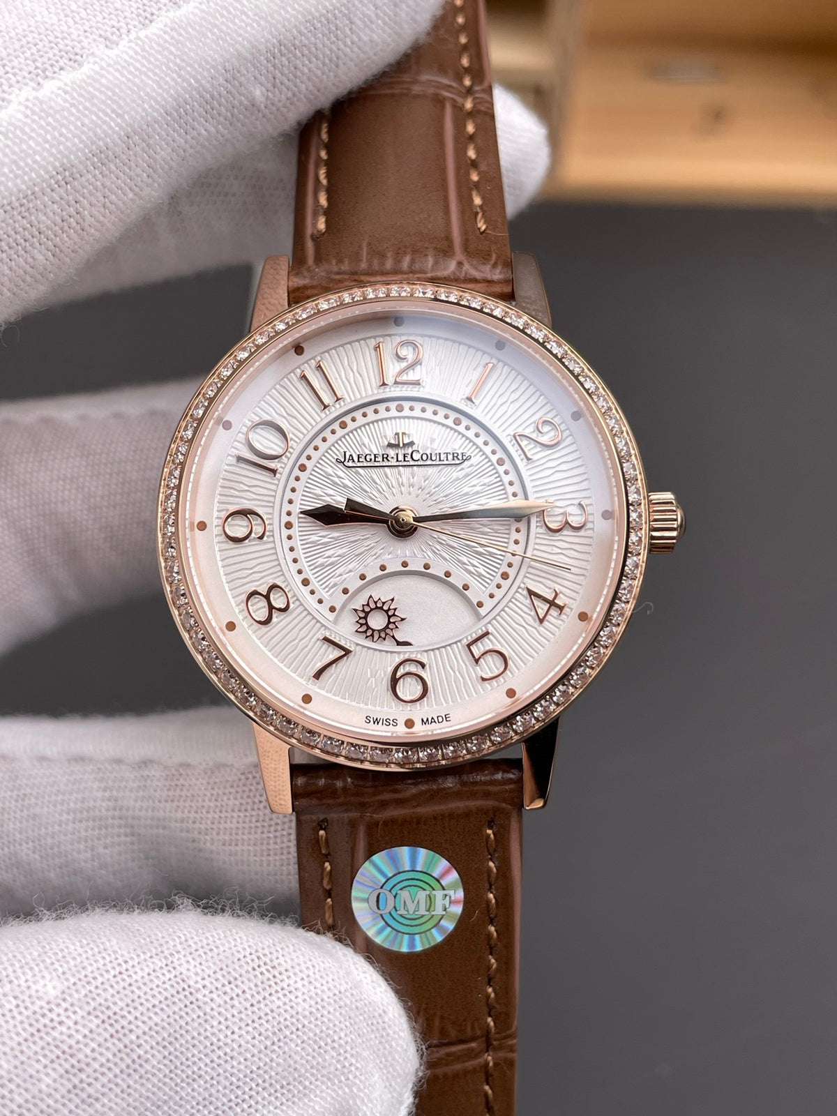 OMF 积家约会 玫金钻圈女款/34mm/898A机