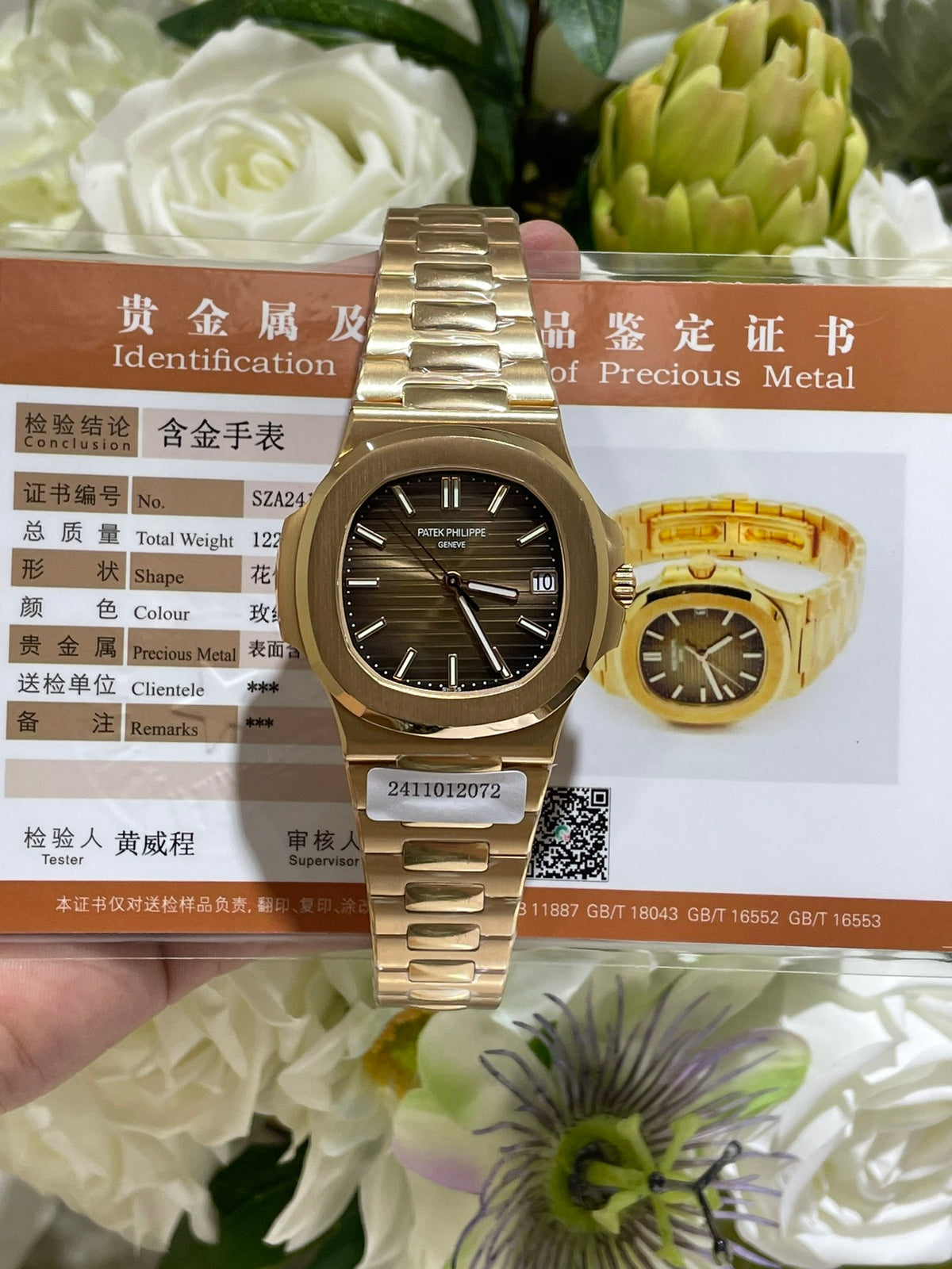 18K包金版P鹦鹉螺