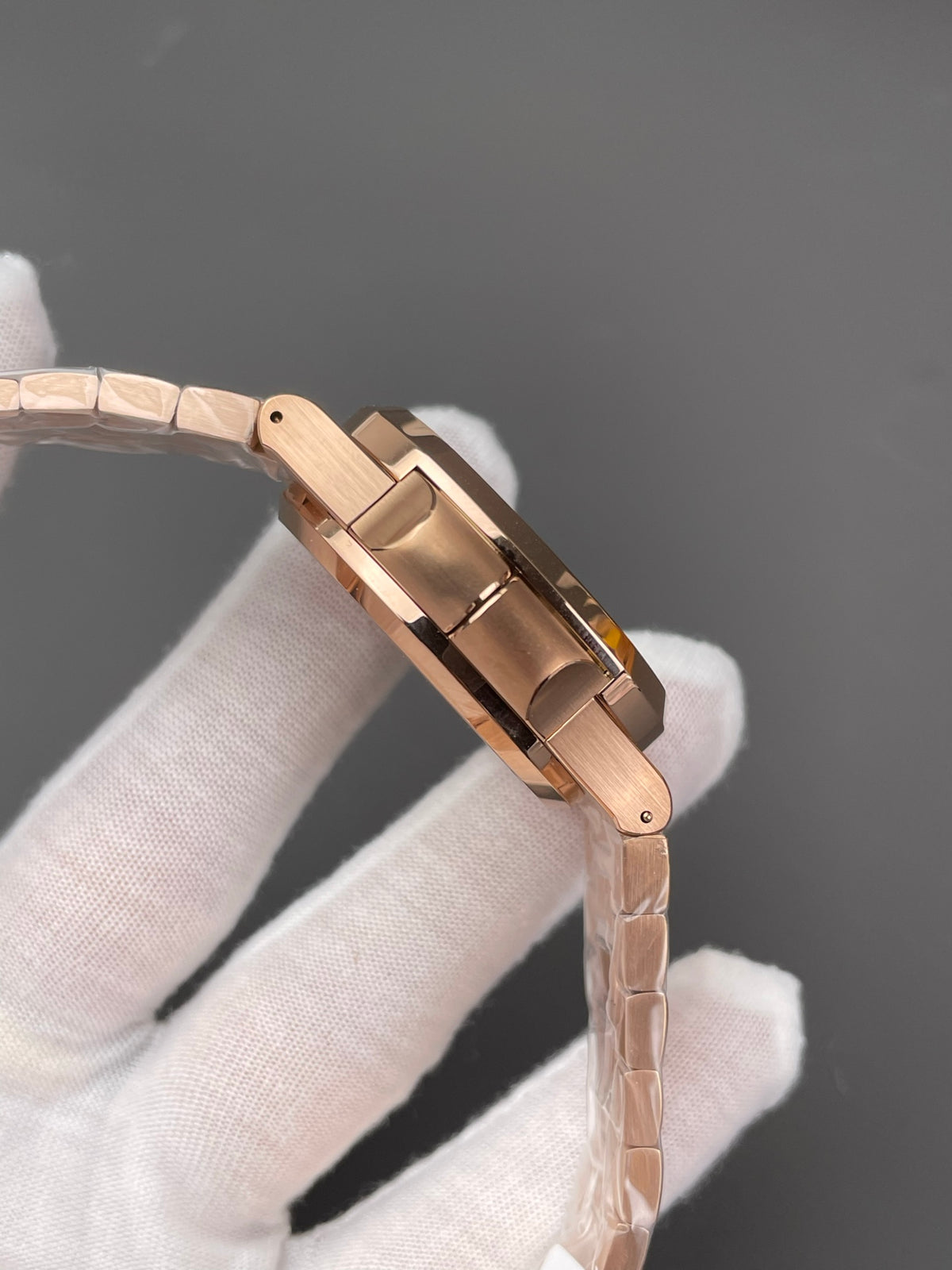 百达鹦鹉螺5990 玫瑰金蓝盘/40.5mm/7750机改28-520机