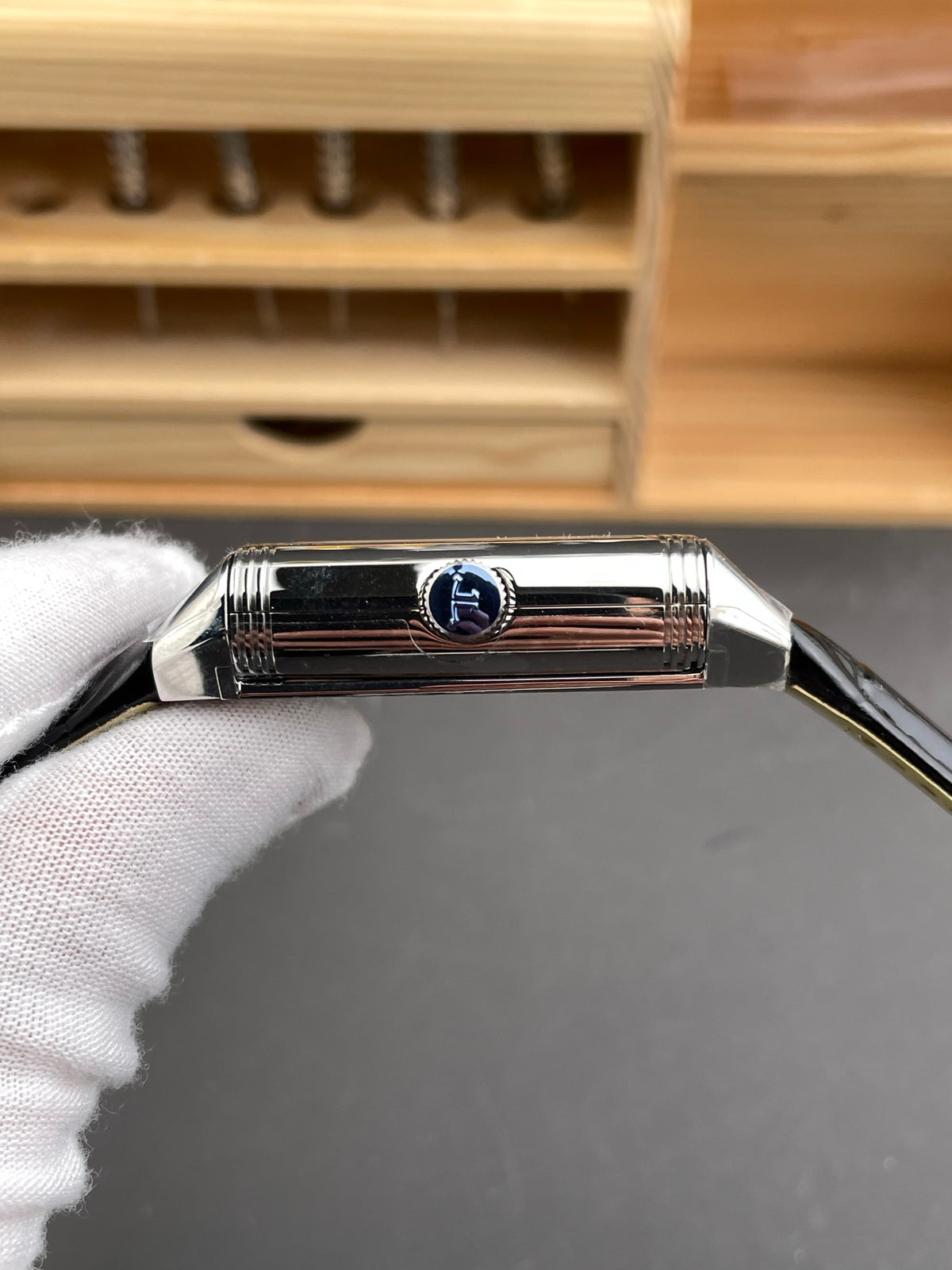 MG 积家翻转 白黑盘/45.6x27.4mm/822.2机