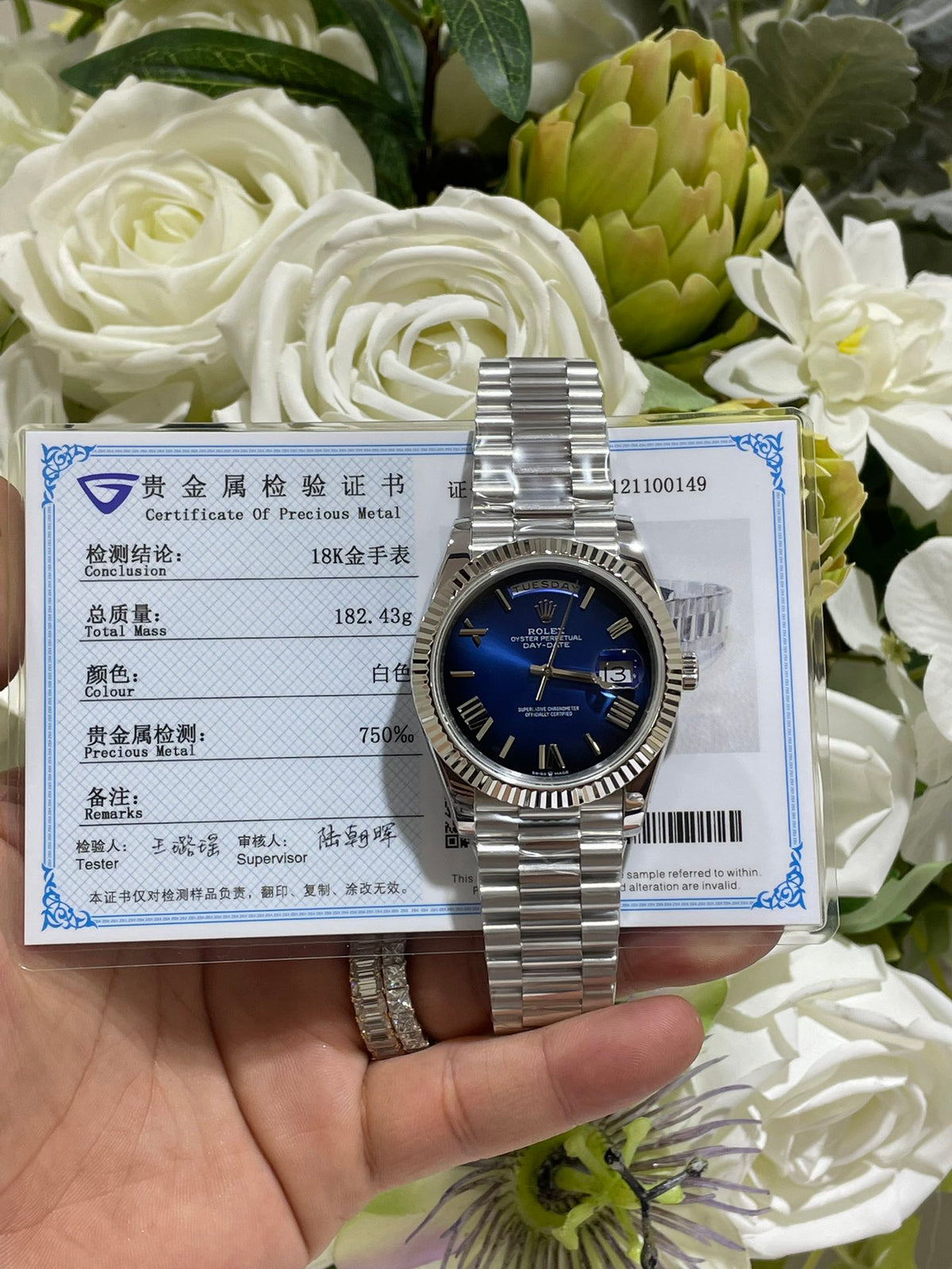 定制18K包金配重版 星期日历DD