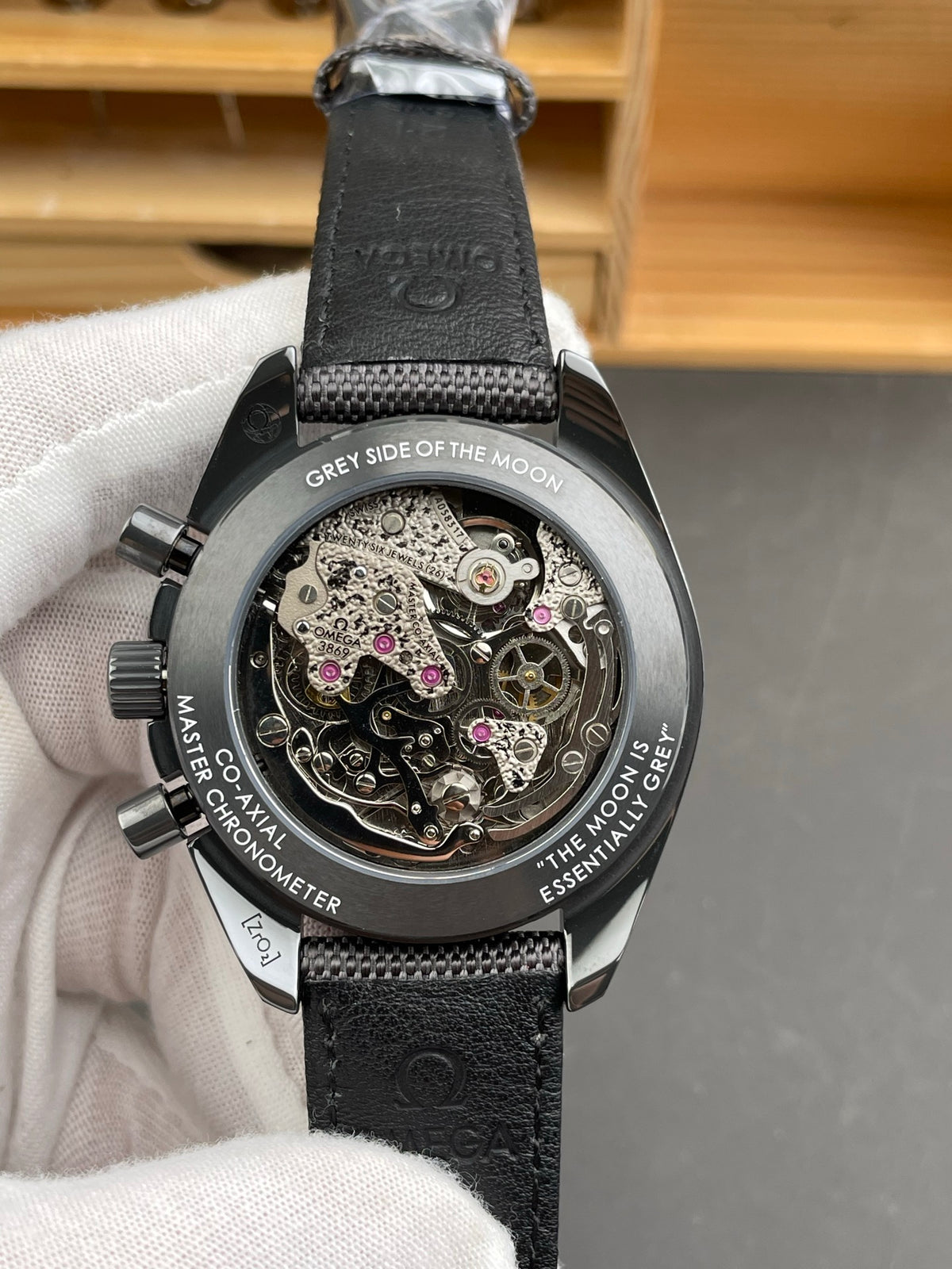 SMF 欧米茄超霸灰陶瓷 月之暗面/42mm/3861机/双表带