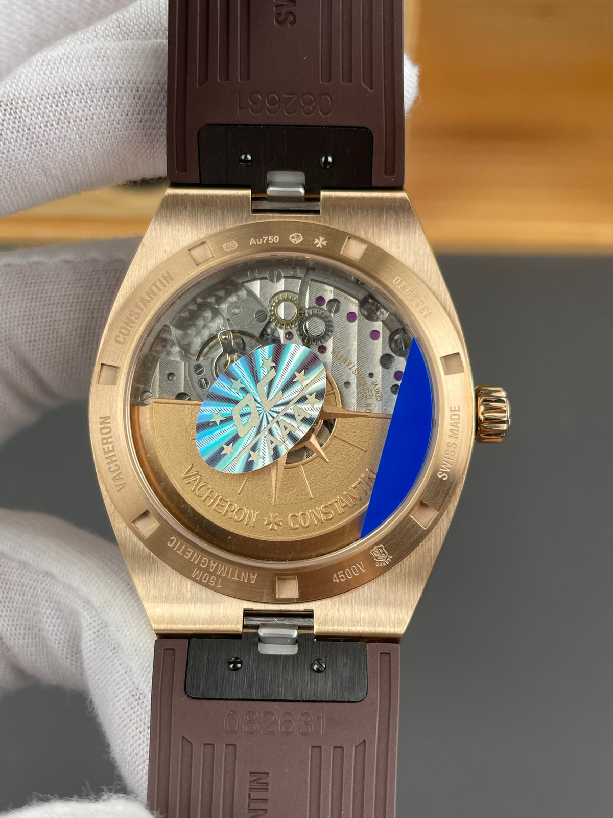 纵横四海4500V 玫瑰金银/41mm/5100机
