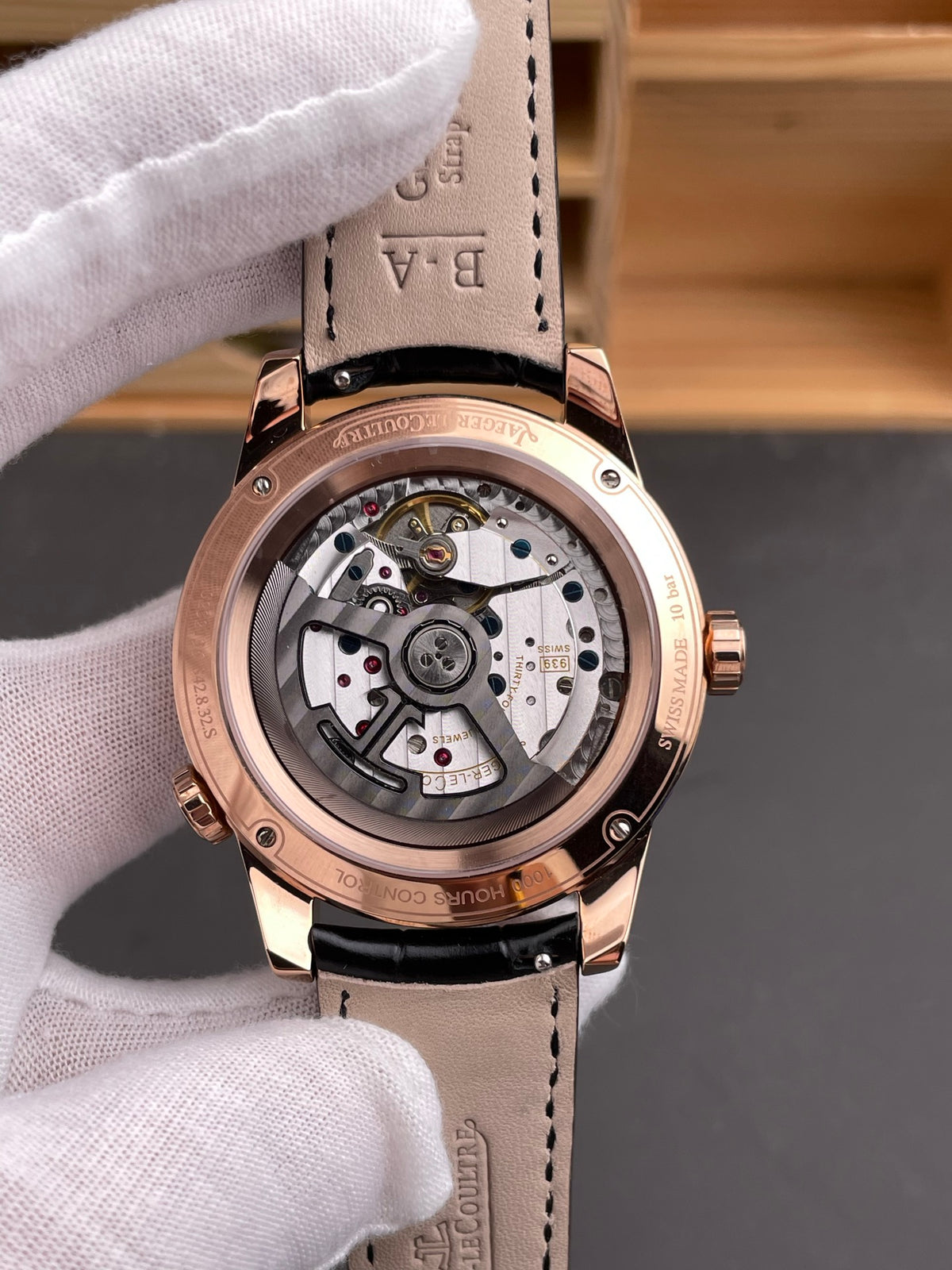 TWA 积家北宸 玫瑰金蓝盘地理学家/42mm/936A/1机