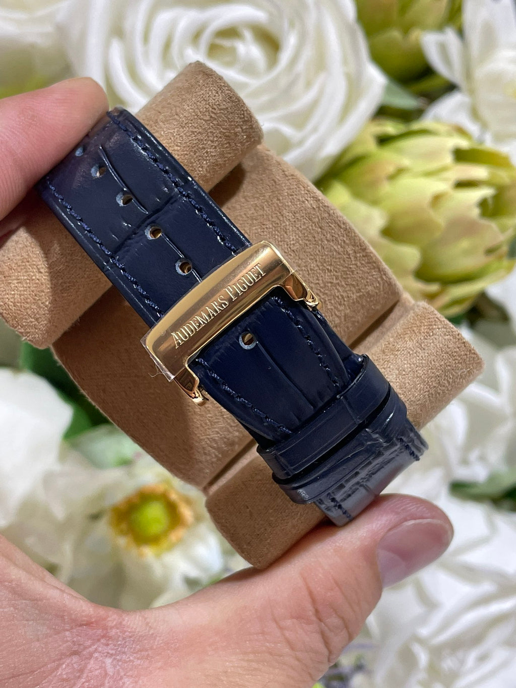 定制18K包金版皇家橡树15500蓝面 41mm表径4302机芯