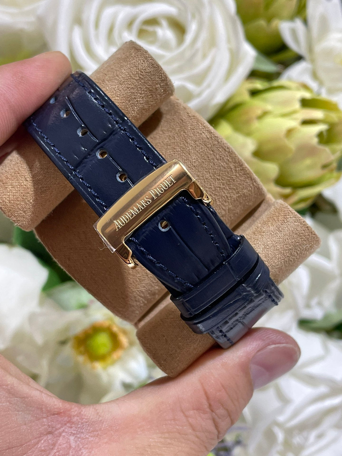 定制18K包金版皇家橡树15500蓝面 41mm表径4302机芯