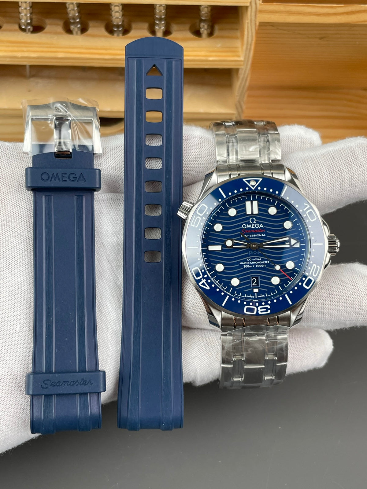 OR 海马300 蓝海马/42mm/8800机/双表带