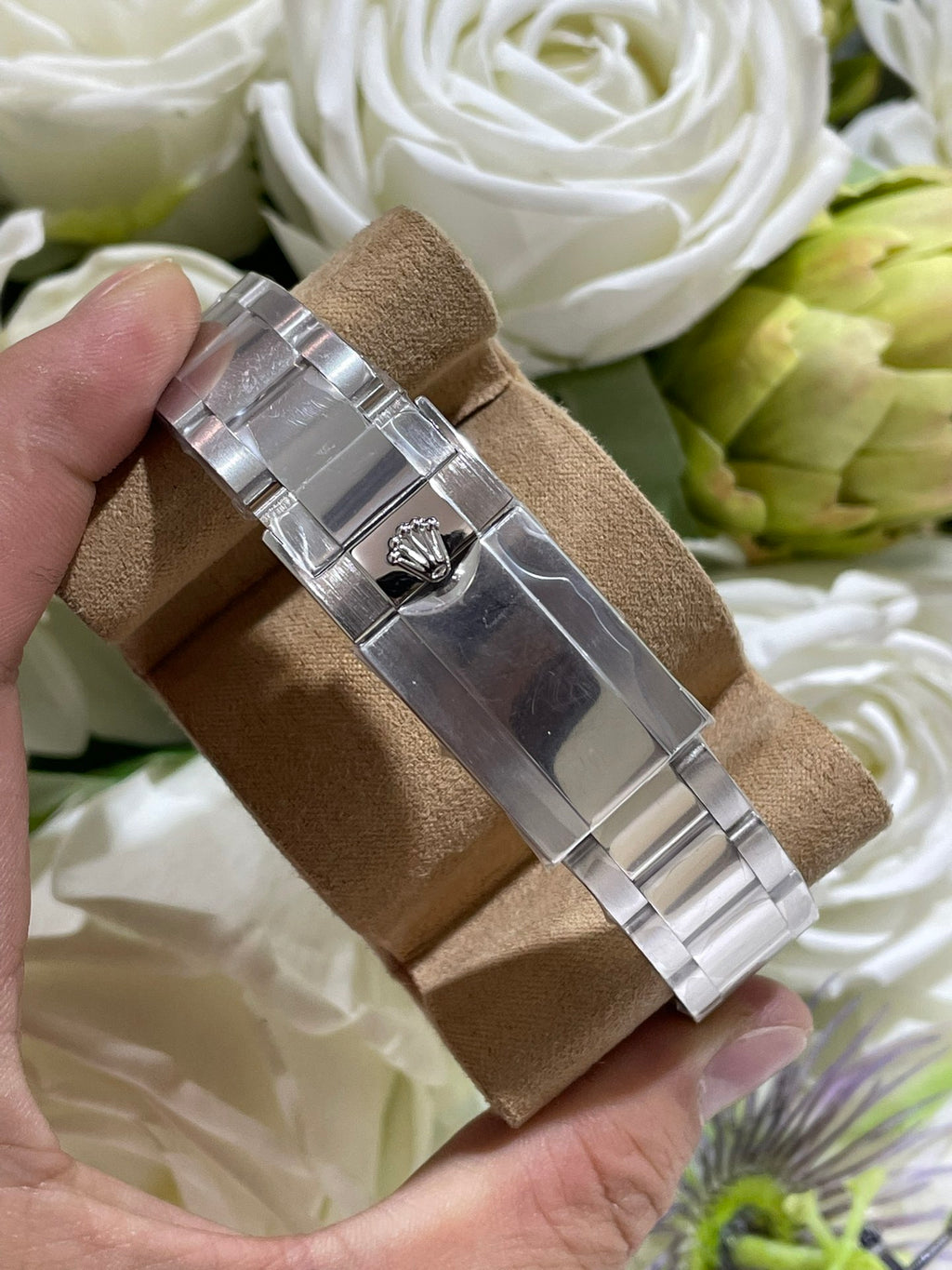 定制18K包金配重莫桑钻版迪通拿彩虹迪