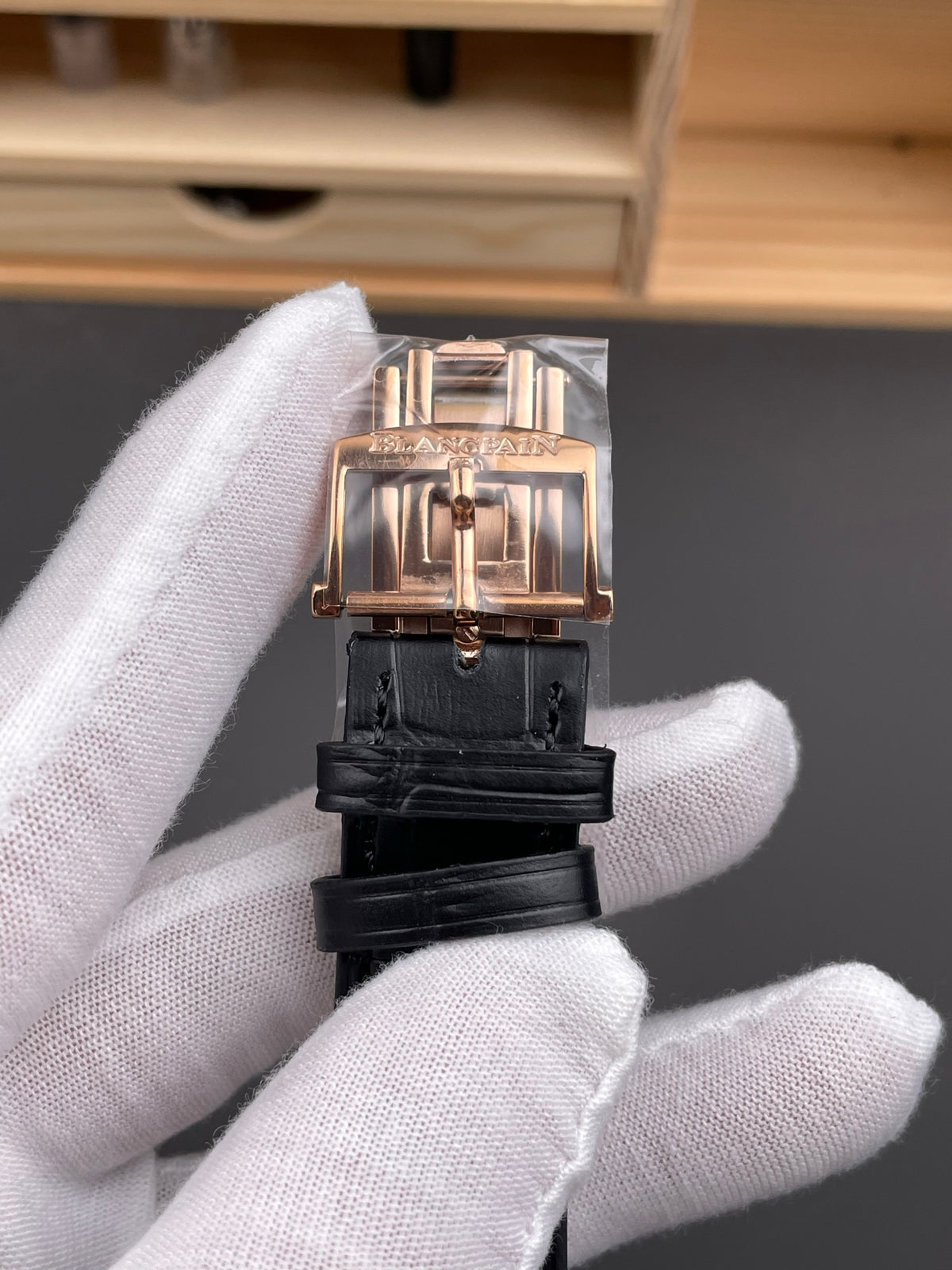 GR Blancpain 6654 Rose Gold/40mm/Week Calendar Phase Calendar Display