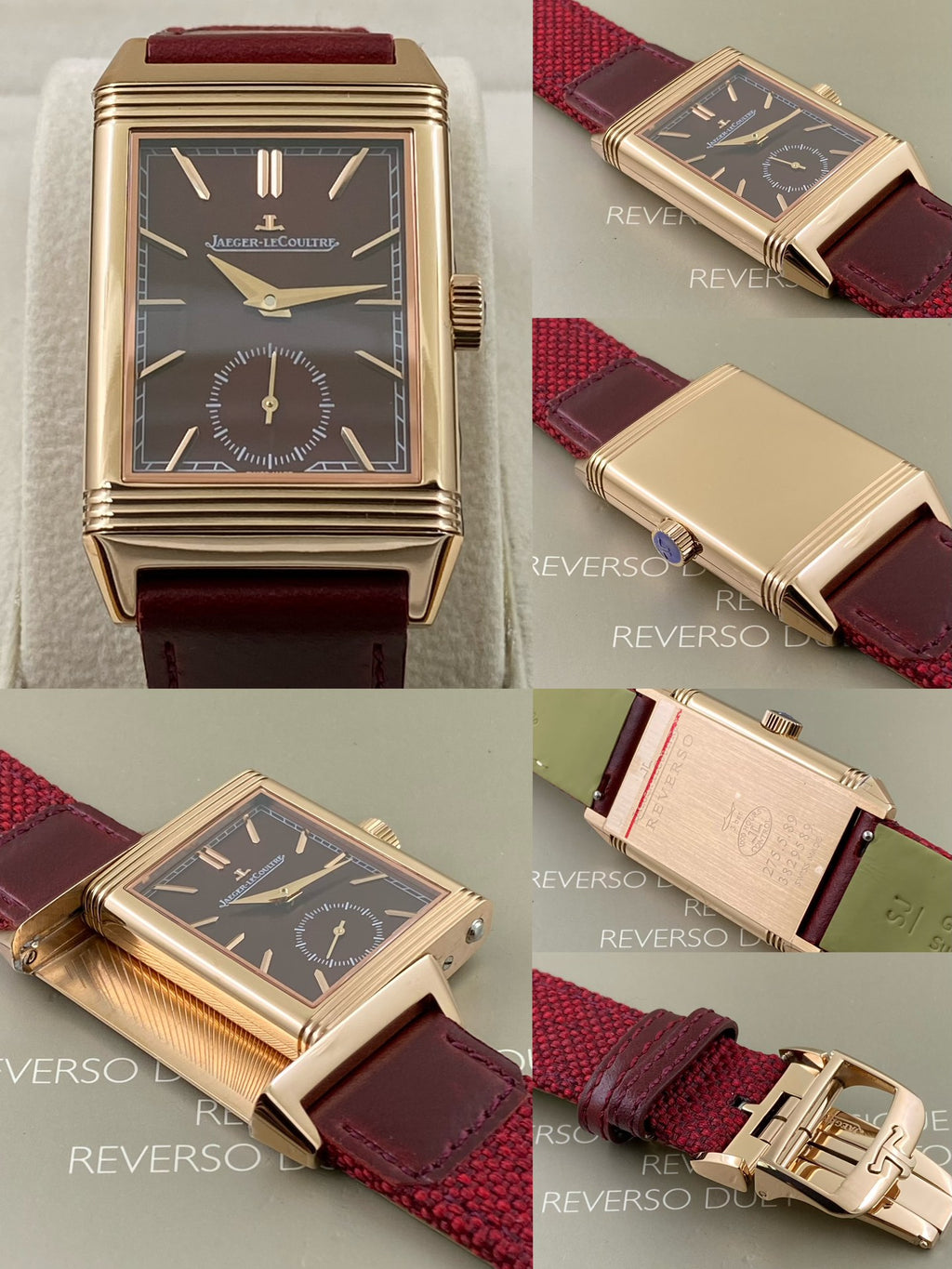 REVERSO TRIBUTE Flip Series Small Second Hand Watch