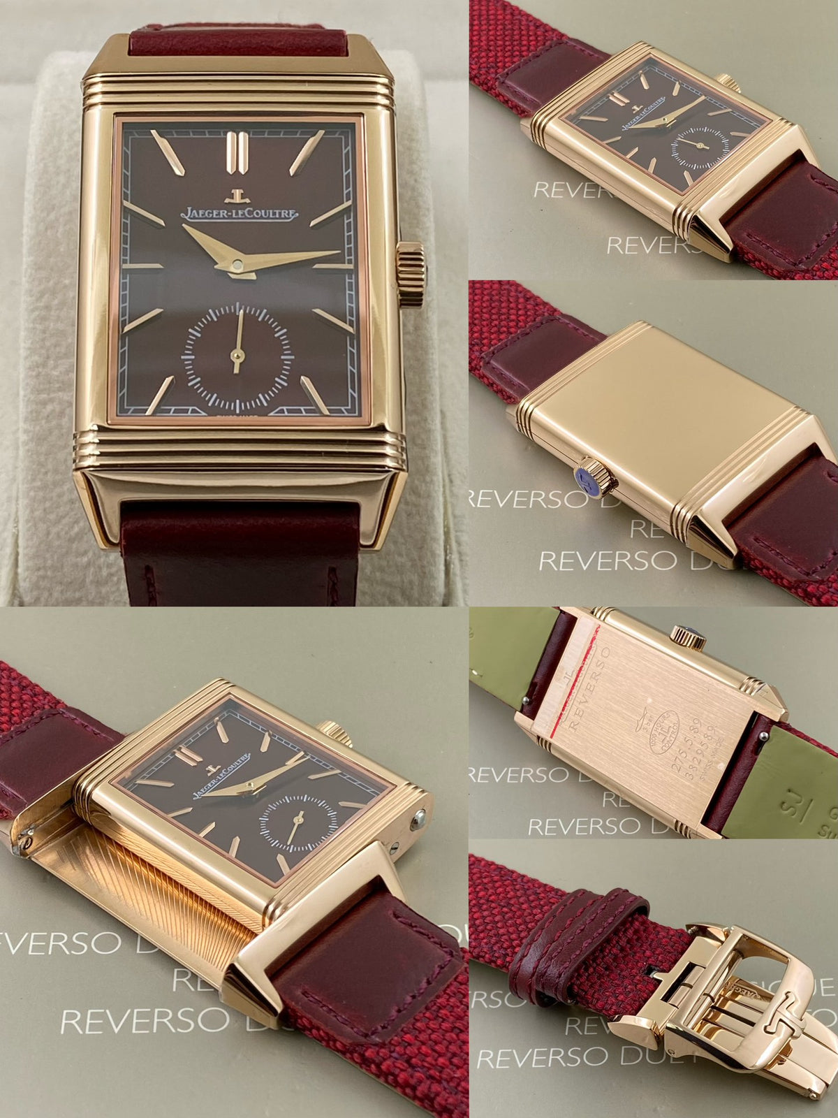 REVERSO TRIBUTE Flip Series Small Second Hand Watch