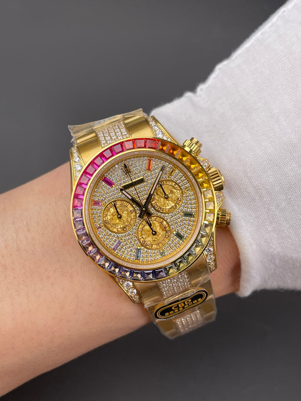 CBD厂 彩虹迪通拿 满天星铂金眼/40mm/上海4130/配重162G