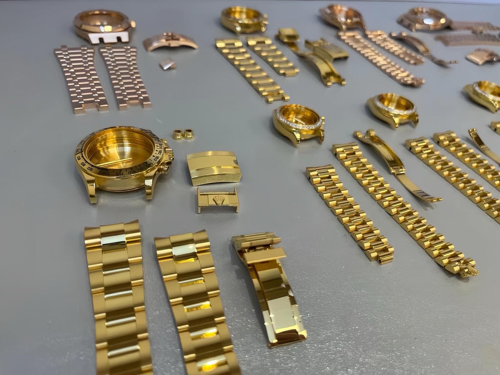CNC customization 🉑 Gold inlaid with diamonds