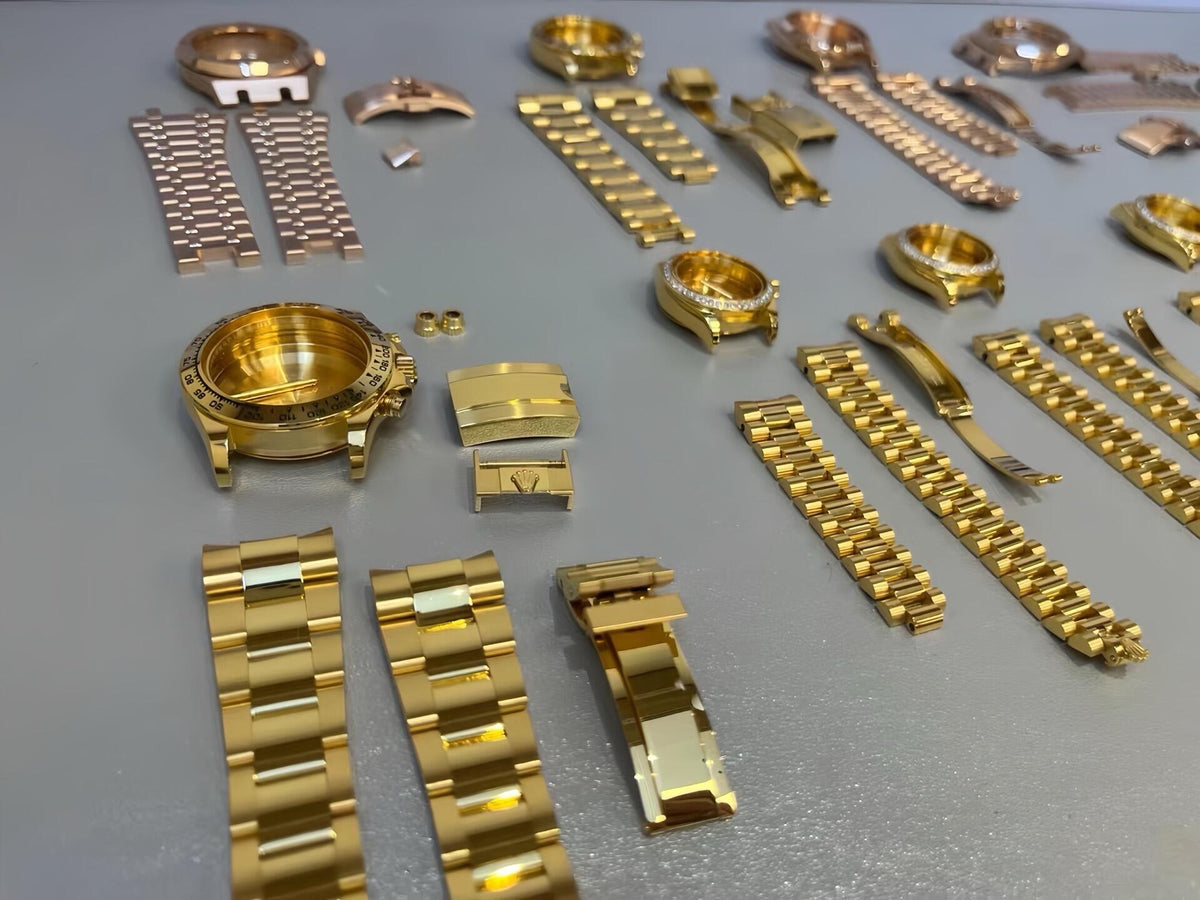 CNC customization 🉑 Gold inlaid with diamonds