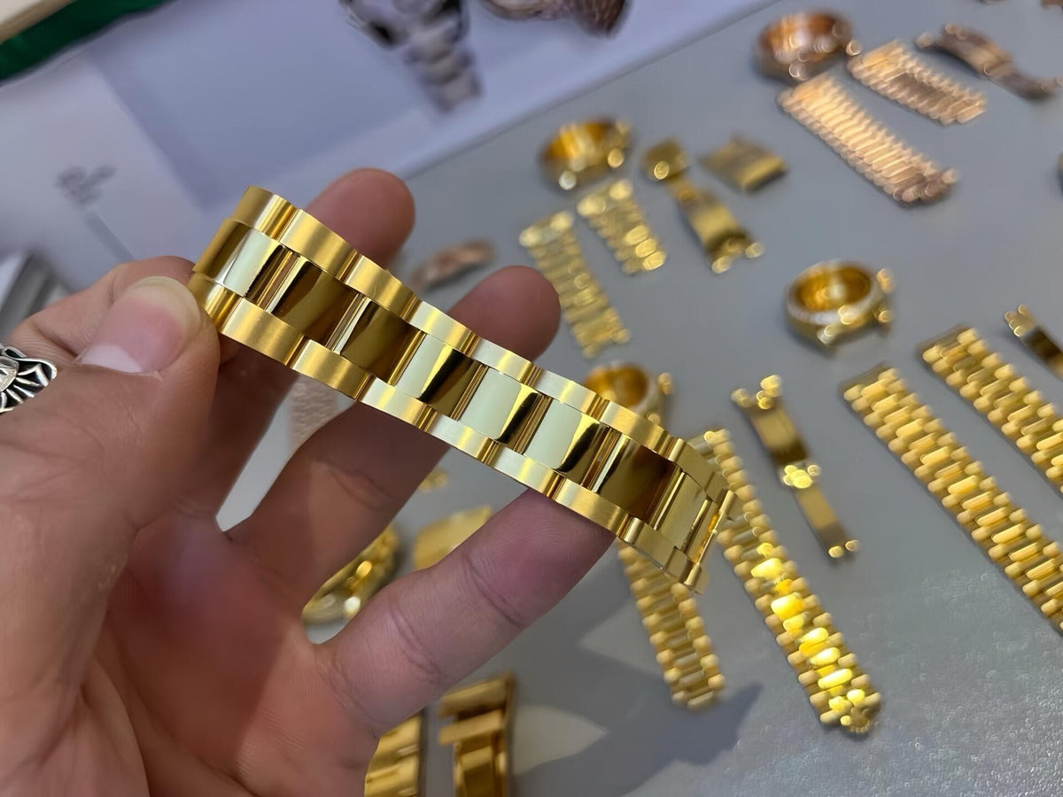 CNC customization 🉑 Gold inlaid with diamonds