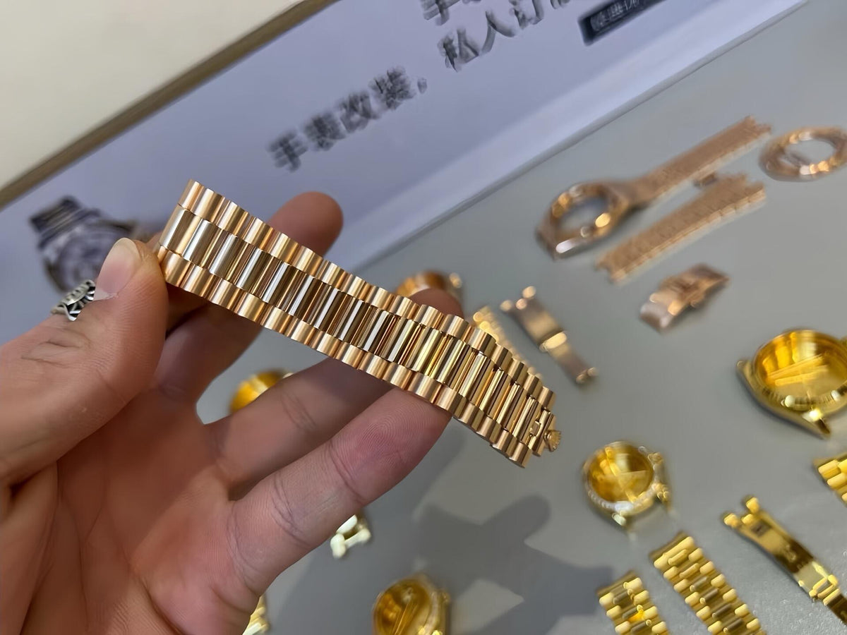 CNC customization 🉑 Gold inlaid with diamonds