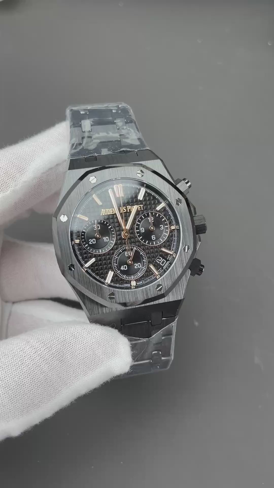 ZF 爱彼皇家橡树 AP26240黑陶瓷/41mm/无卡度4401机+砝码