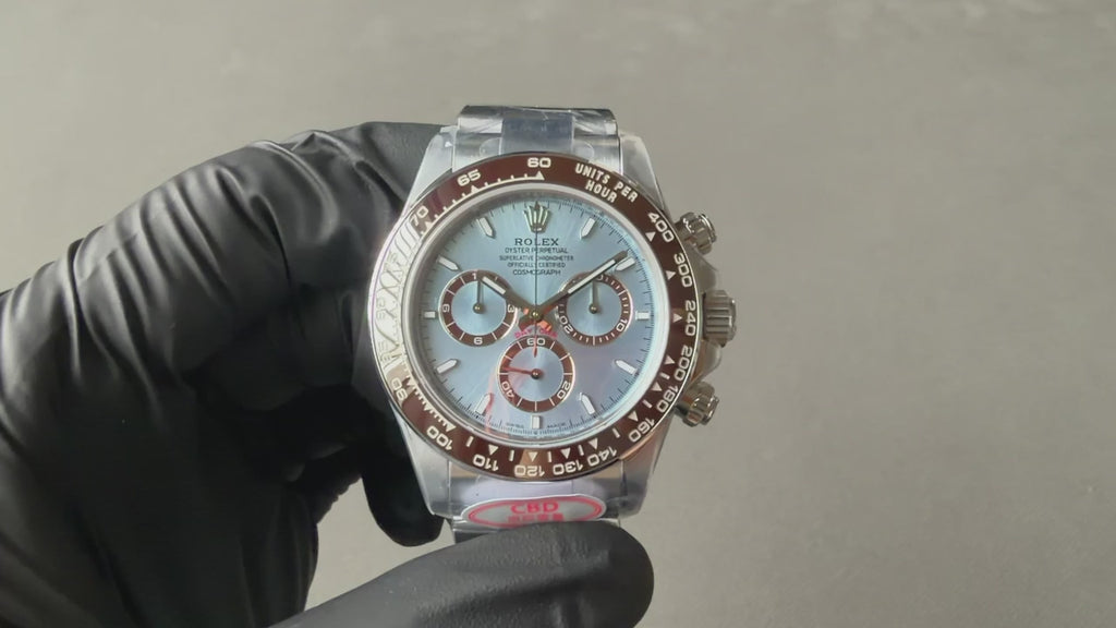 1:1 highest version, ice blue back transparent Daytona 4131 movement