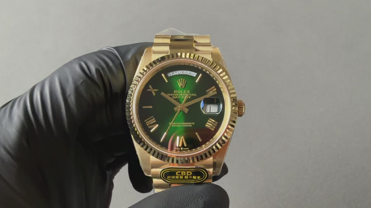 Diary DD series smoked green 3255 movement