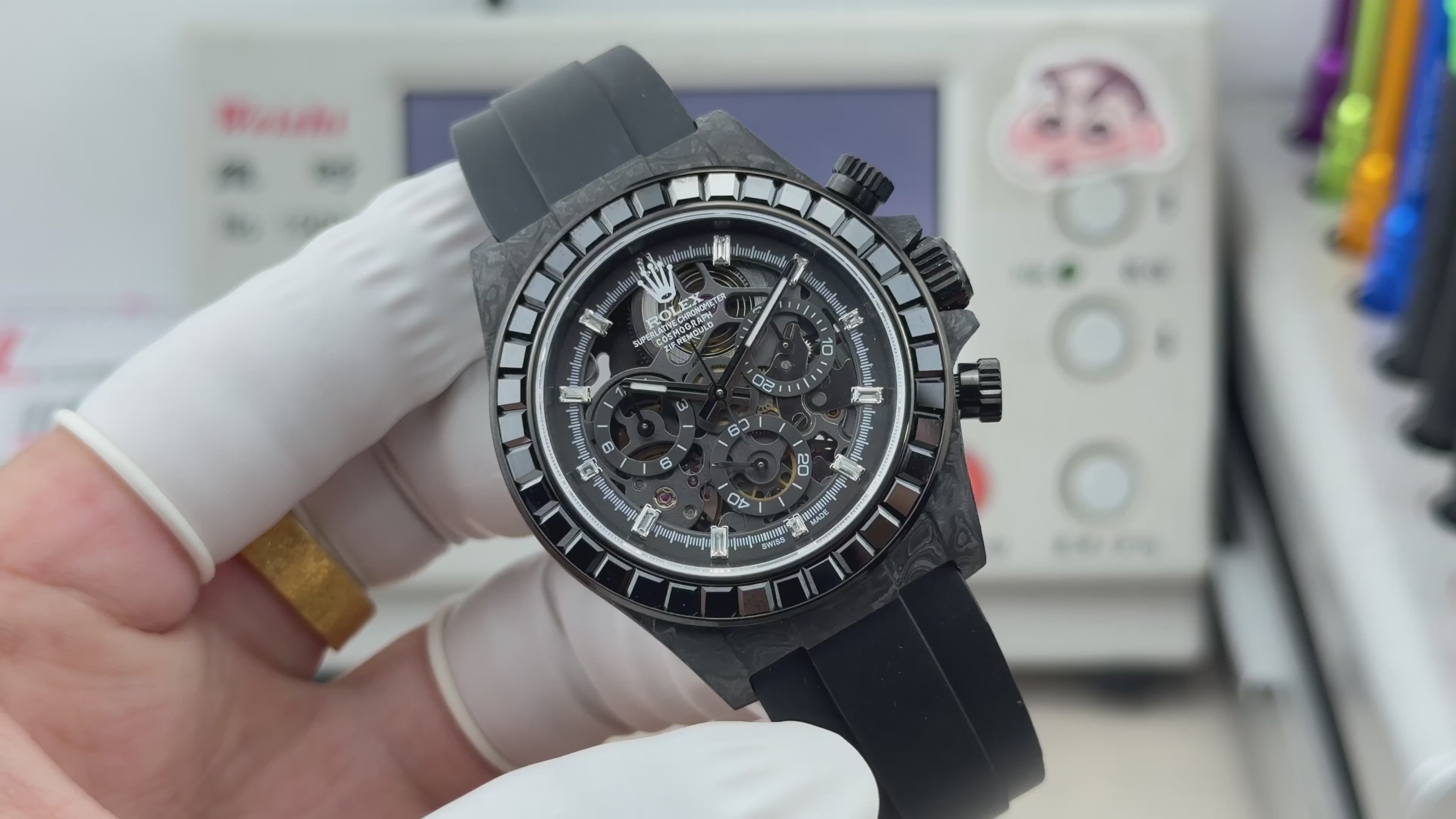 Customized Carbon Fiber Edition of the Space Timing Daytona Series