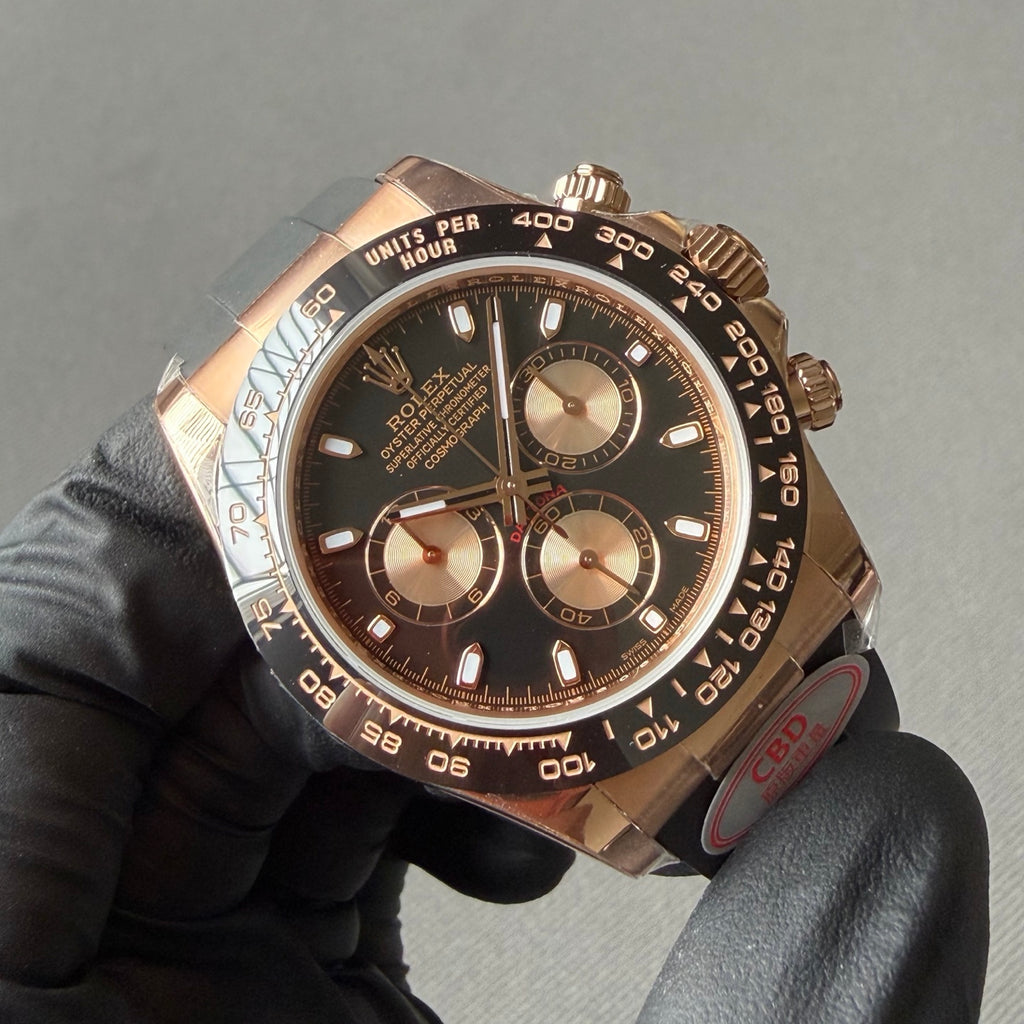 1:1 highest version, black faced gold eyed Daytona 4130 movement