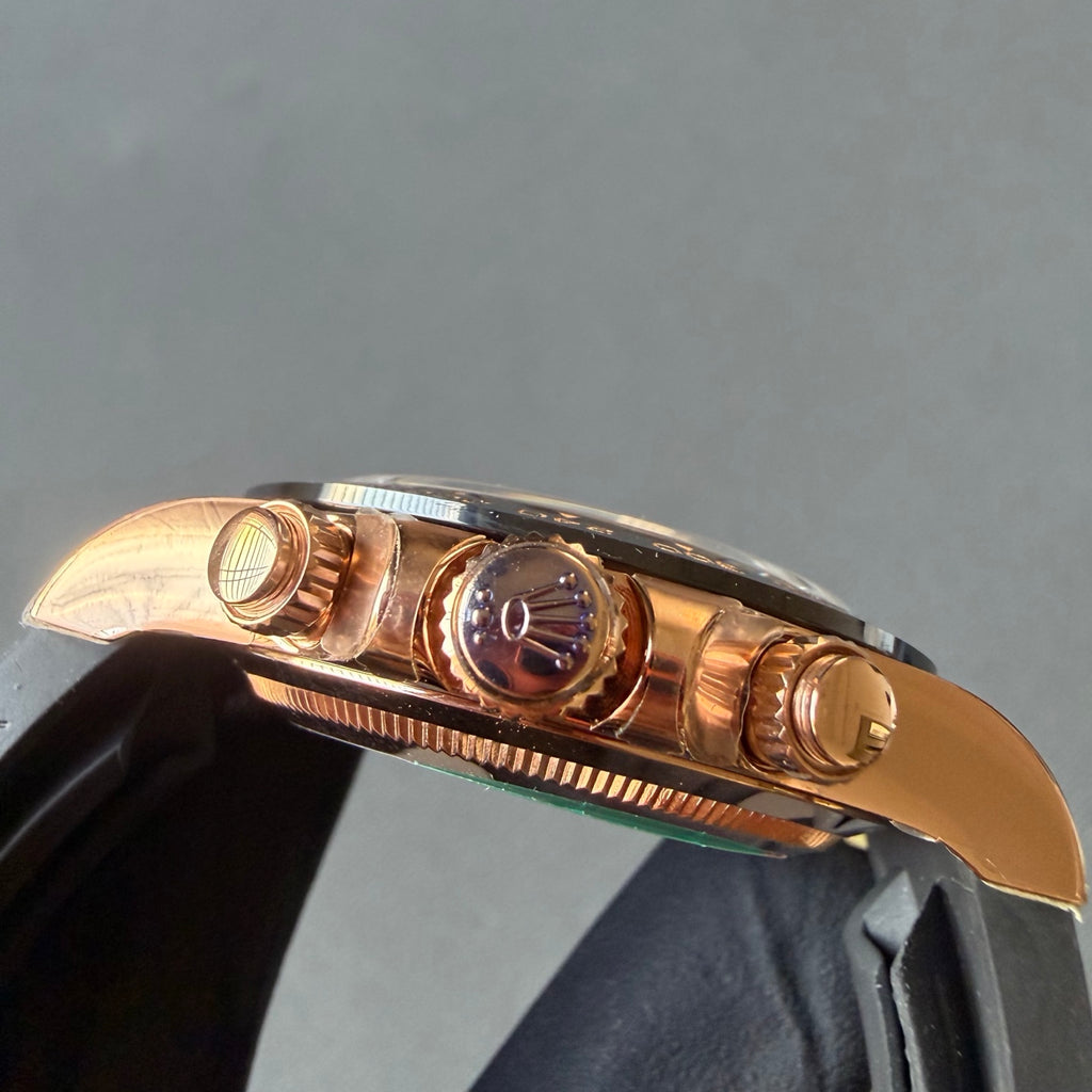 1:1 highest version, black faced gold eyed Daytona 4130 movement