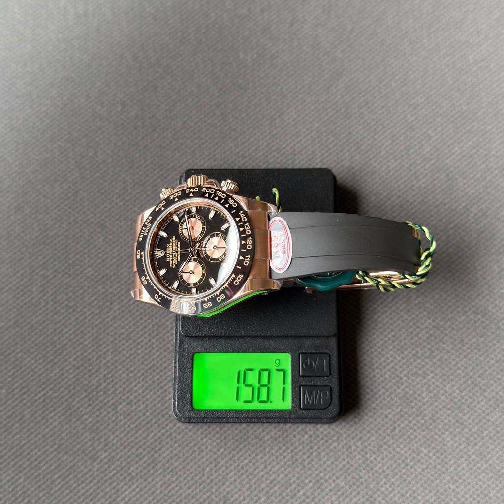 1:1 highest version, black faced gold eyed Daytona 4130 movement