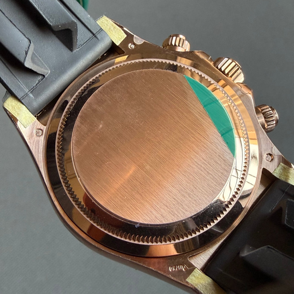 The highest version with a 1:1 ratio, featuring the Pink Candy Daytona 4130 movement