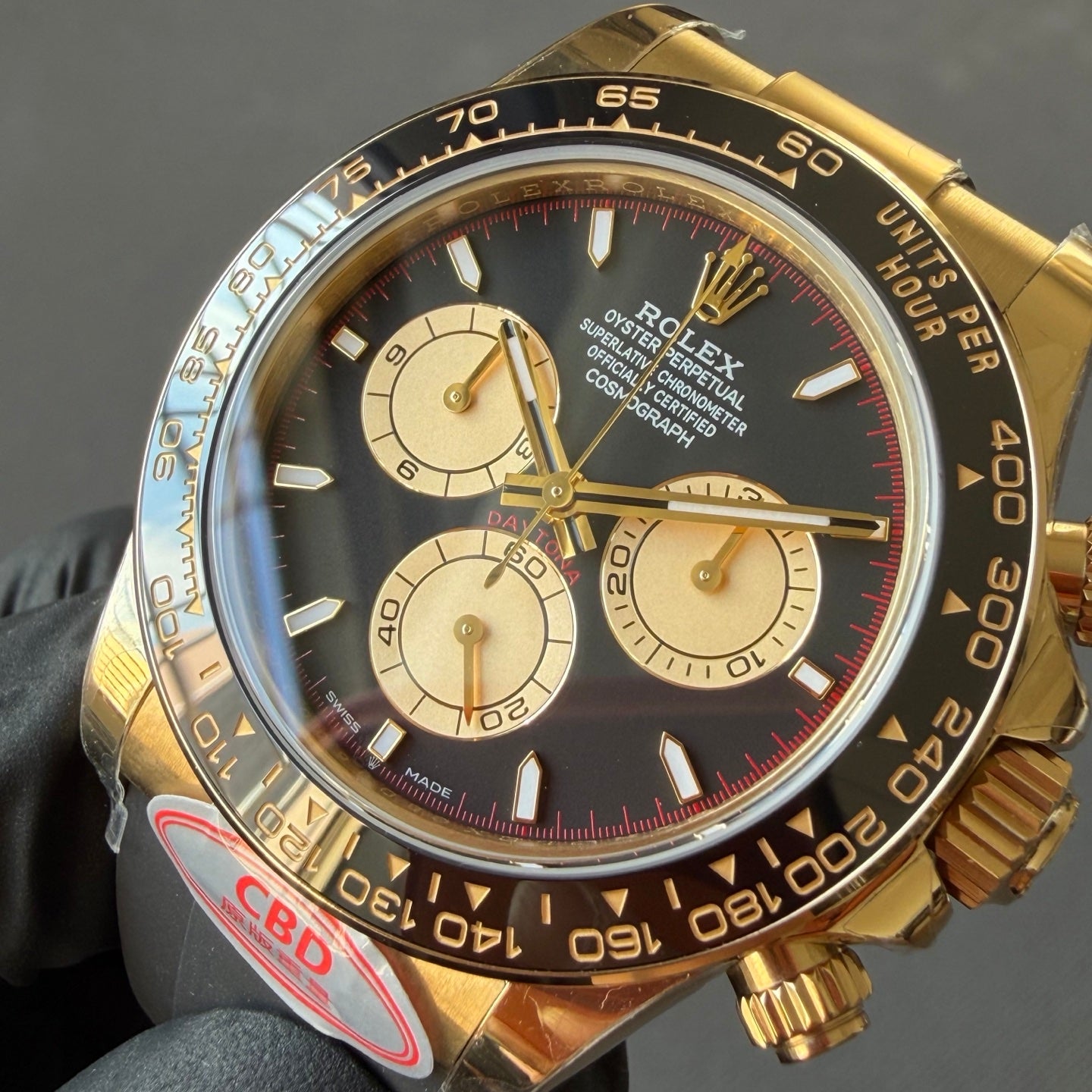 The highest version with a 1:1 ratio, the Little Monster Daytona 4131 movement
