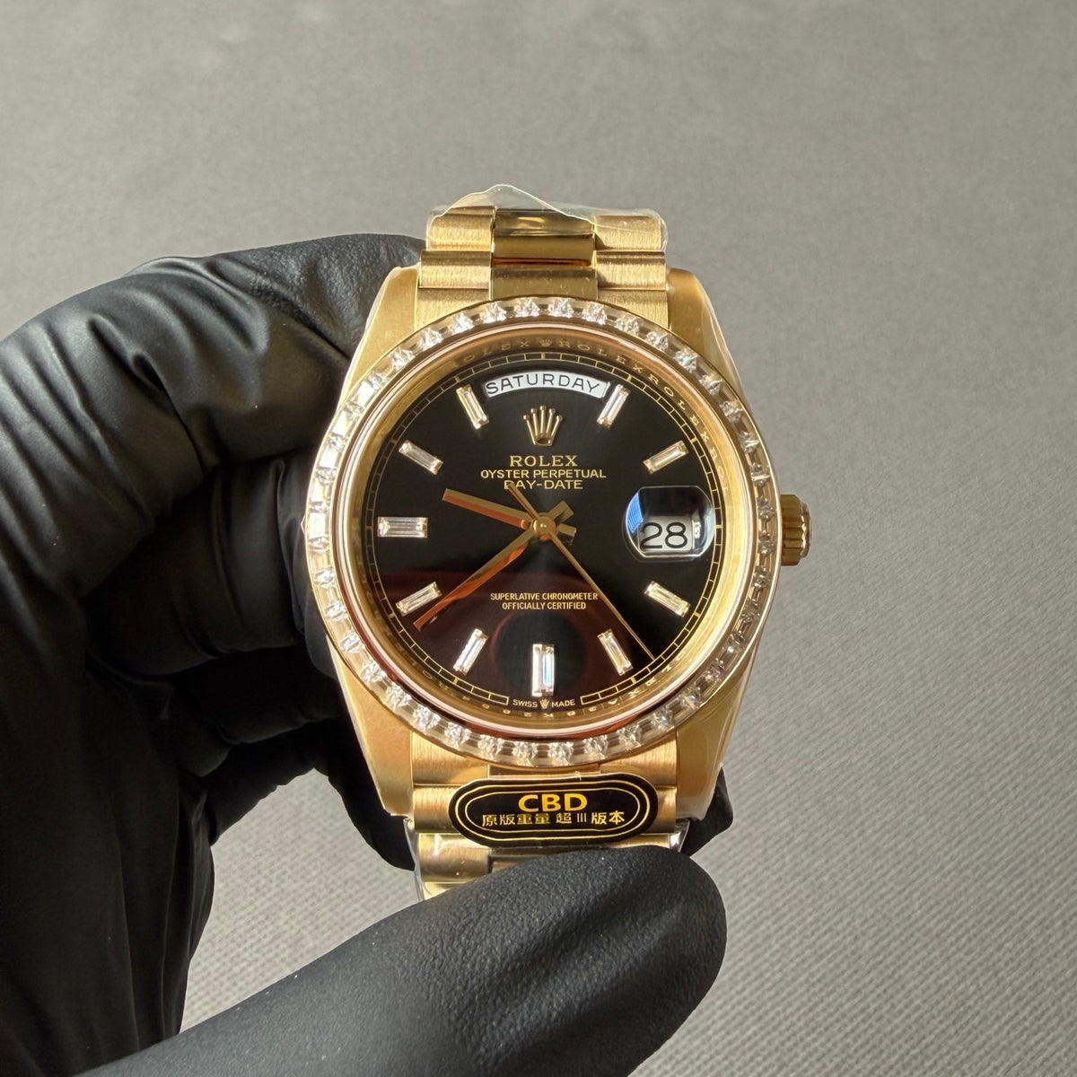 1:1 highest version replica, produced by real CBD, returns for lost bags! Diary DD Series Black Ice Sugar Circle Square Diamond 3255 Movement