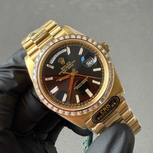 1:1 highest version replica, produced by real CBD, returns for lost bags! Diary DD Series Black Ice Sugar Circle Square Diamond 3255 Movement