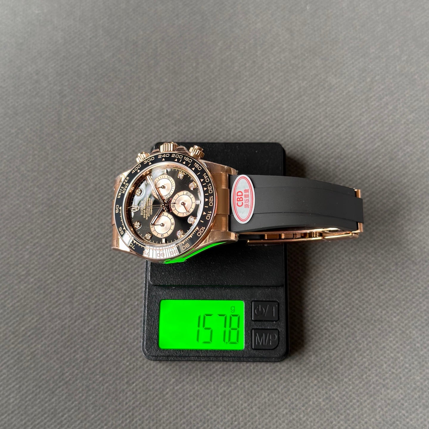 Gold Eye Black Diamond Daytona 4131 Movement