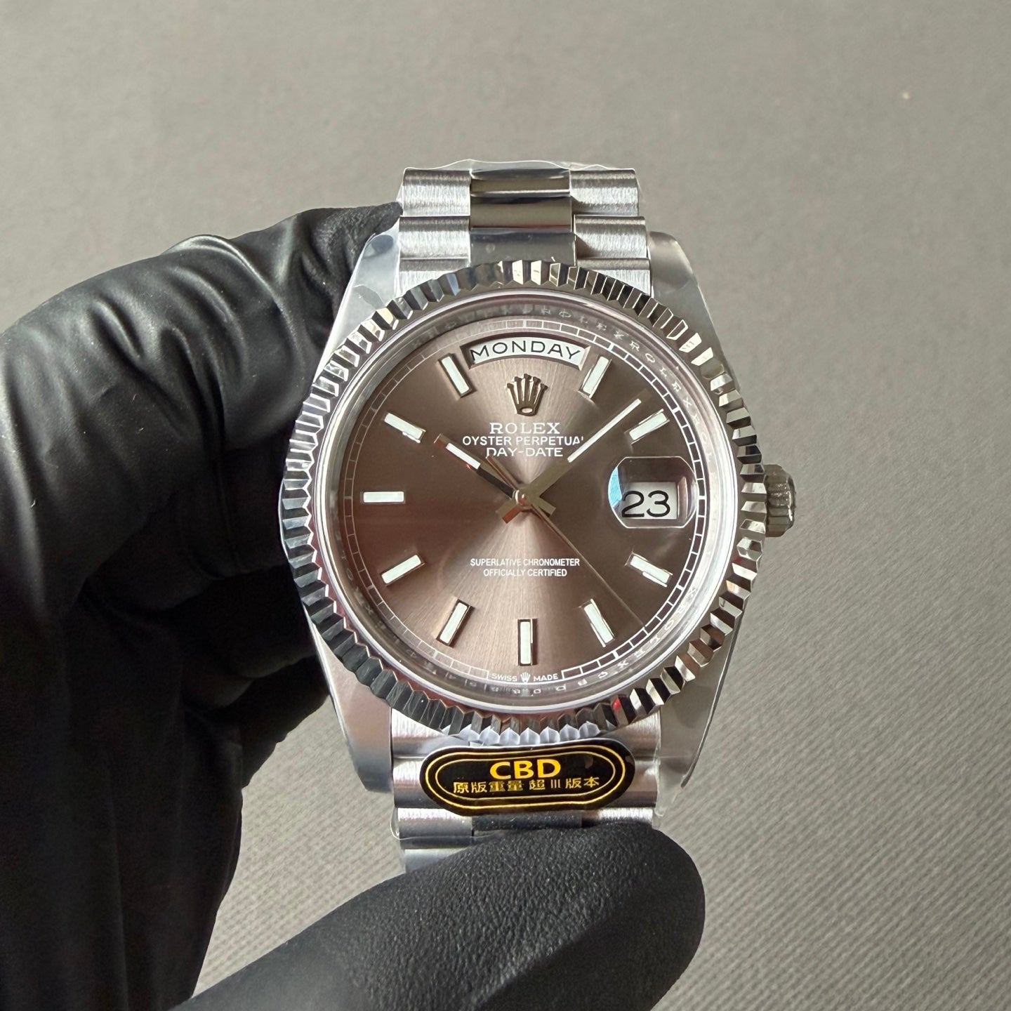 Diary DD series gray stripe 3255 movement