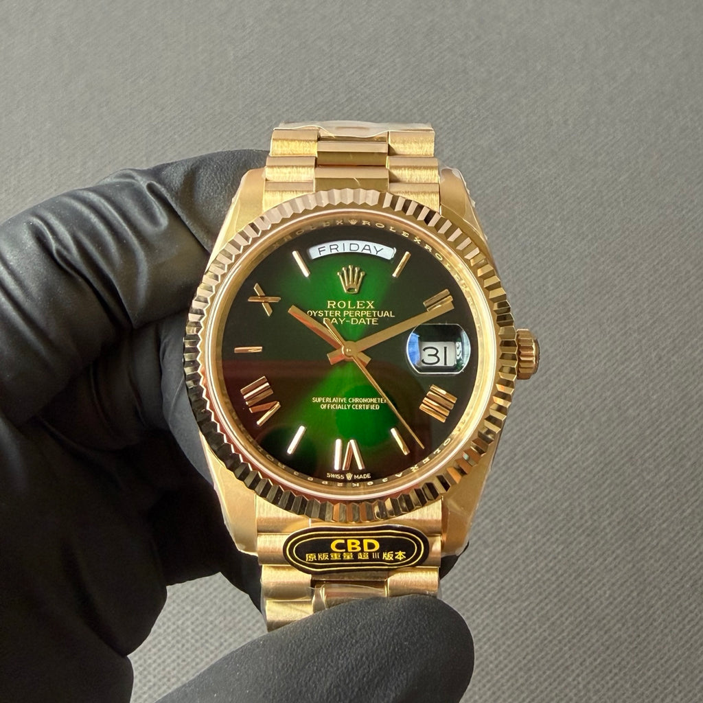 Diary DD series smoked green 3255 movement