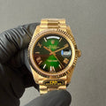 Diary DD series smoked green 3255 movement